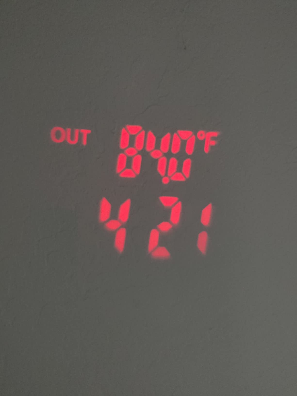 SMARTRO SC91 Projection Alarm Clock for Bedrooms with Weather Station customer photo 1