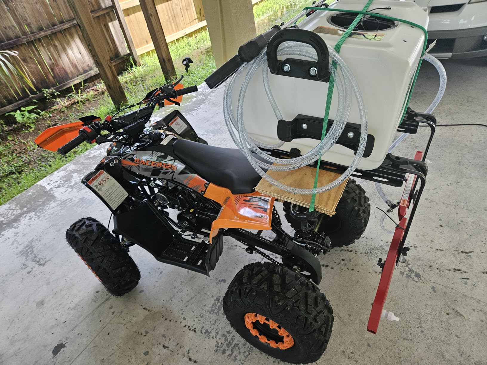NorthStar ATV Broadcast and Spot Sprayer with 2-Nozzle Boom, 16 Gallon, 2.2 GPM, 70 PSI customer photo 1