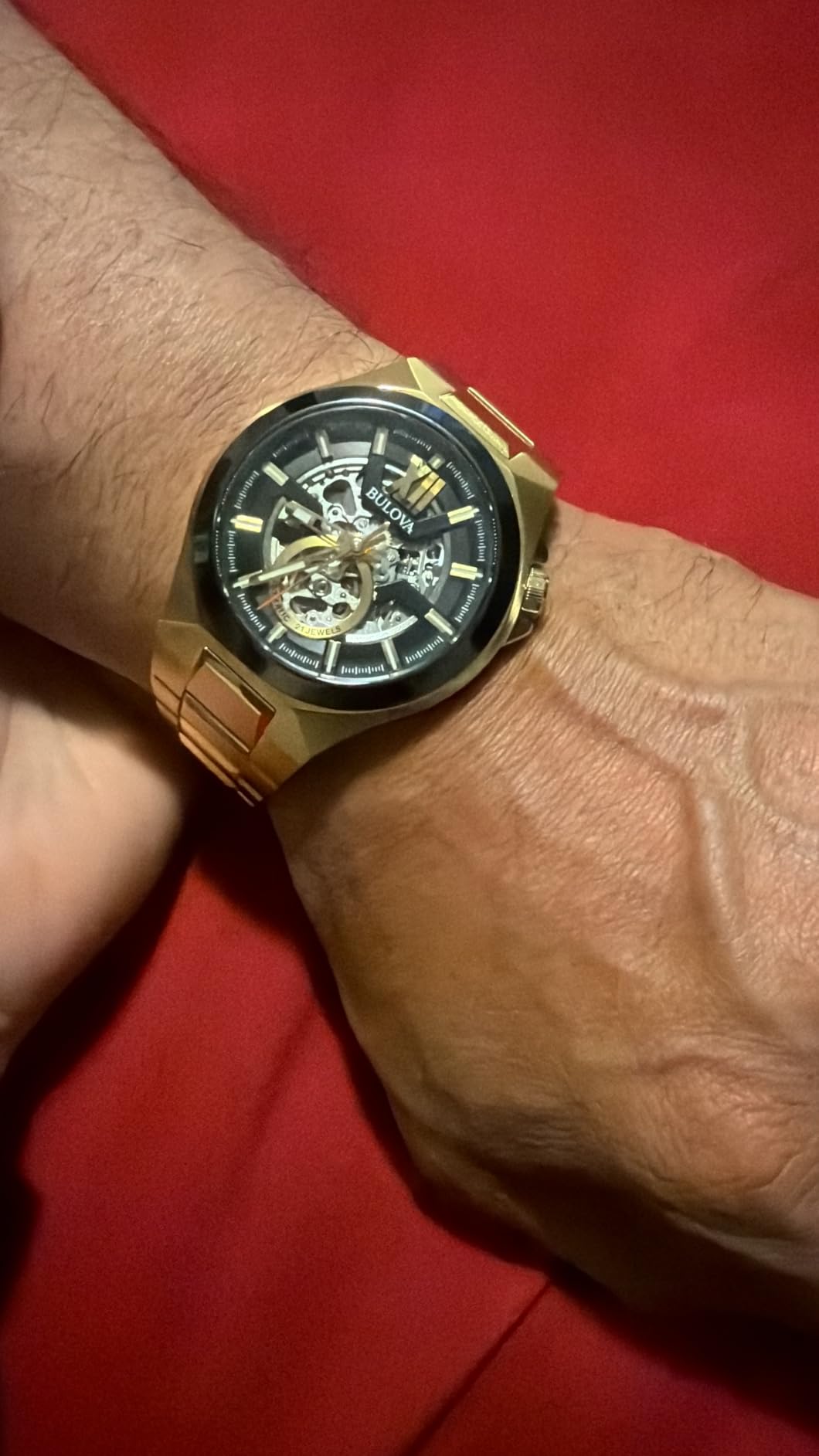 Bulova Men's Classic Maquina Automatic Open Aperture Watch customer photo 2