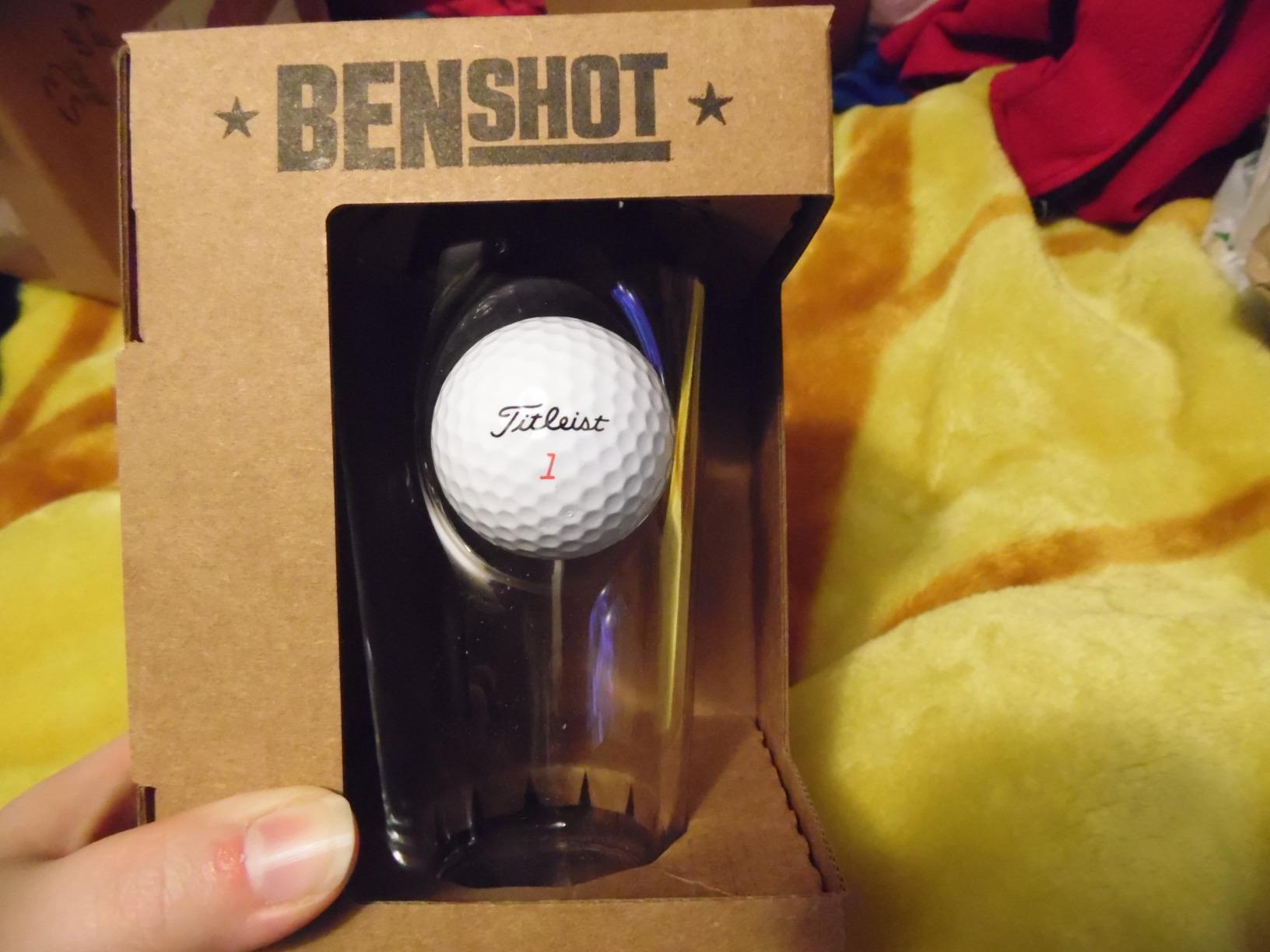 BenShot Golf Ball Pint Glass - 16oz | Made in the USA customer photo 2