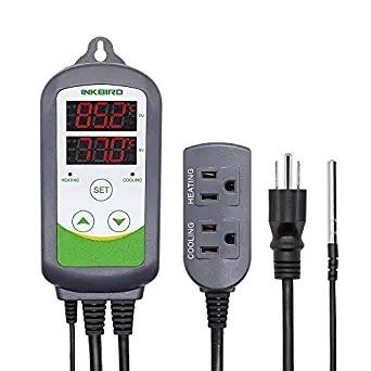 Inkbird WiFi ITC-308 Digital Temperature Controller Thermostat Remote Monitoring Controlling Home Brewing Fermentation Breeding Incubation Greenhouse customer photo 1