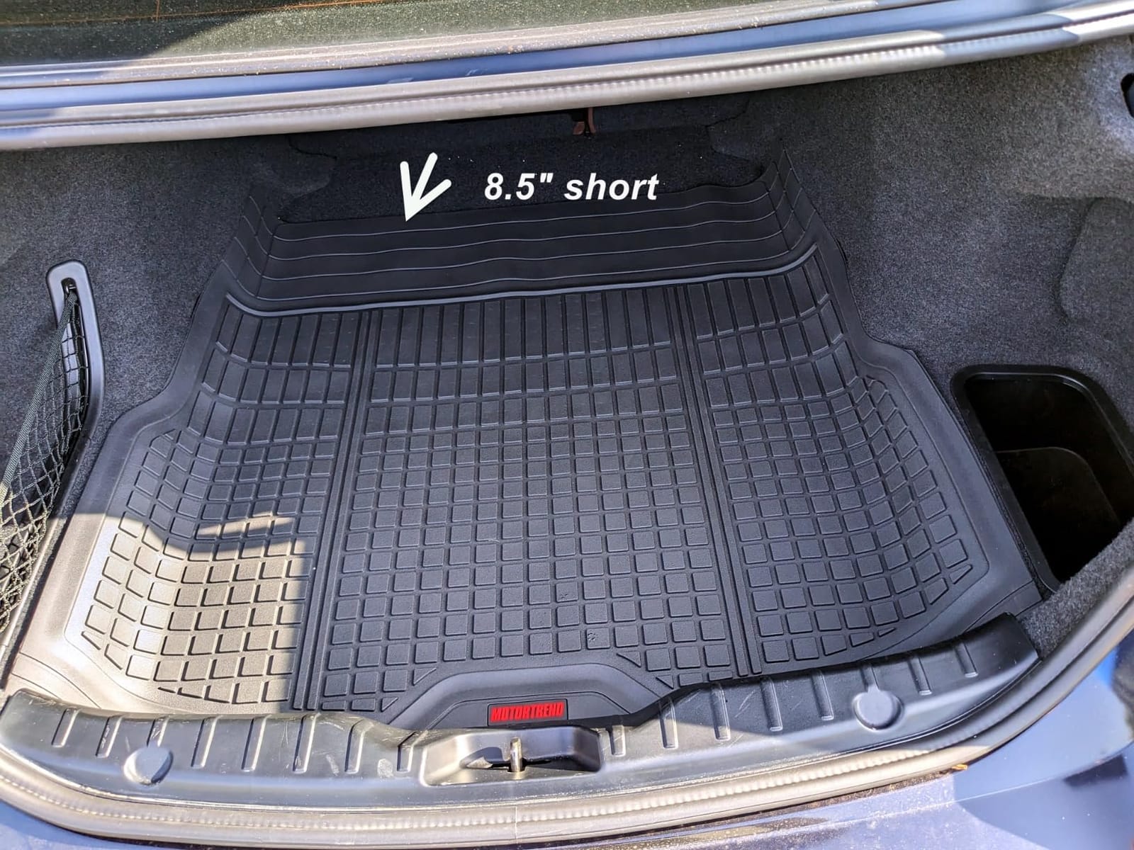 Motor Trend Premium FlexTough All-Protection Cargo Mat Liner - Heavy Duty Trimmable Trunk Liner for Car Truck SUV, Black customer photo 1