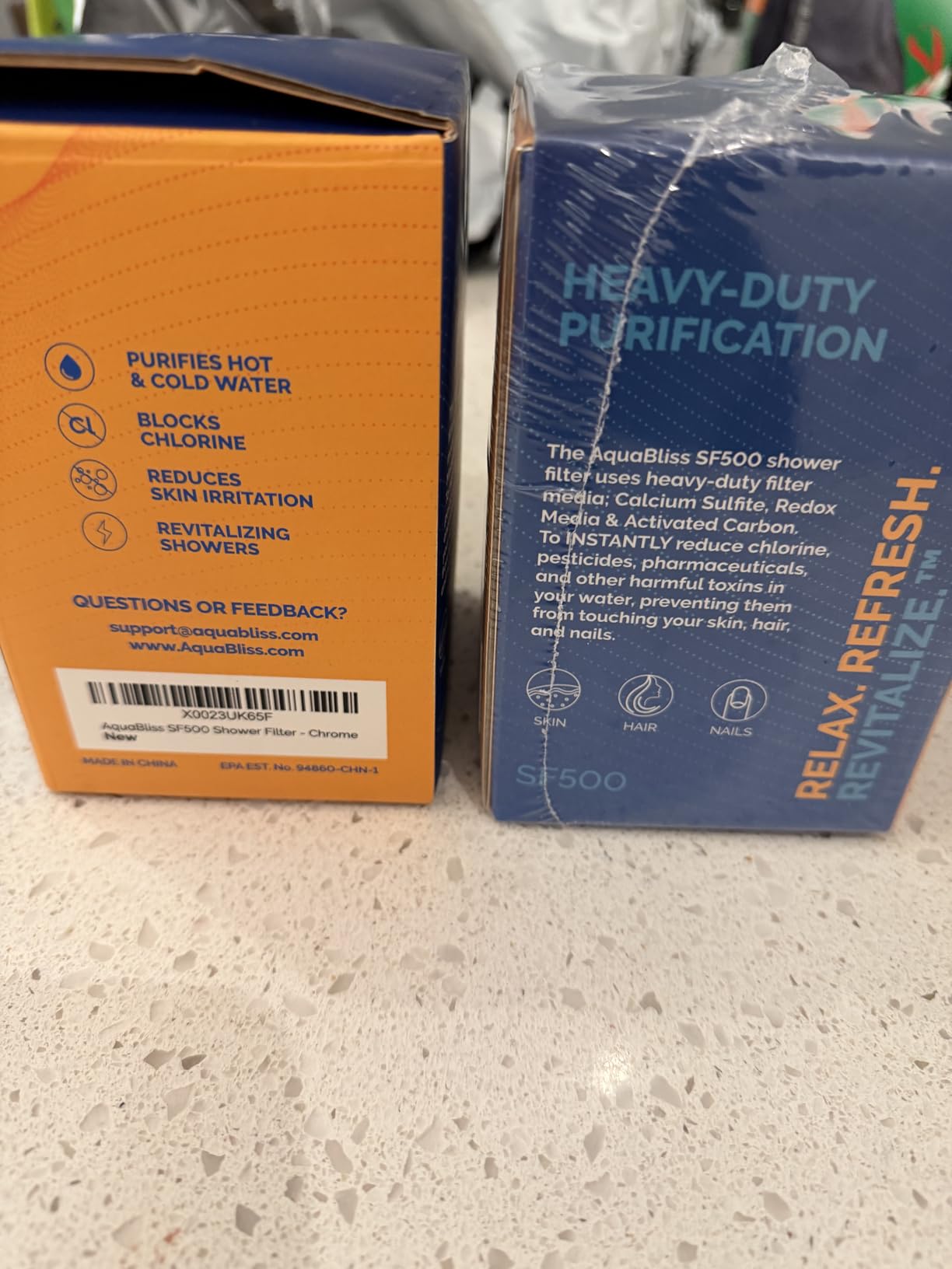 Aquabliss SF500 Daily Essential+ Shower Filter - Chrome customer photo 2