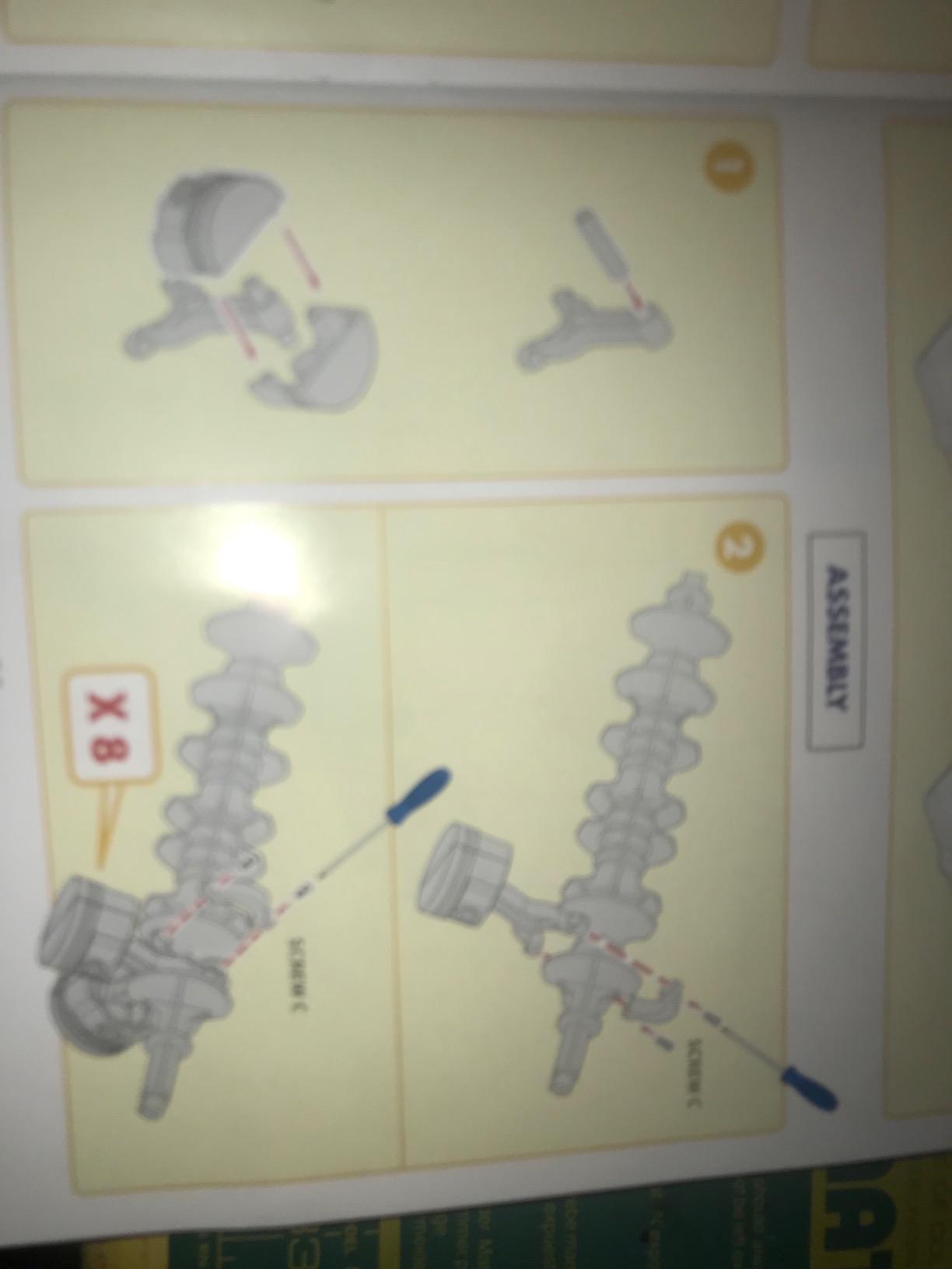 Playz Large V8 Engine Model Kit Build Your Own Mini V8 Engine kit that Runs customer photo 1