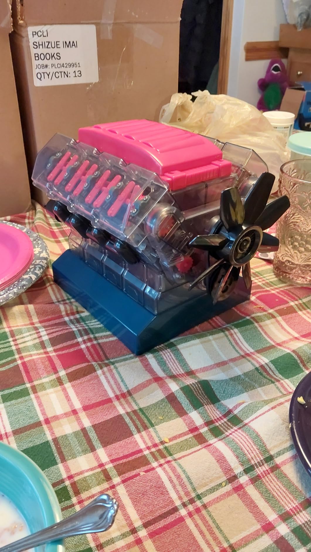 Playz Large V8 Engine Model Kit Build Your Own Mini V8 Engine kit that Runs customer photo 2