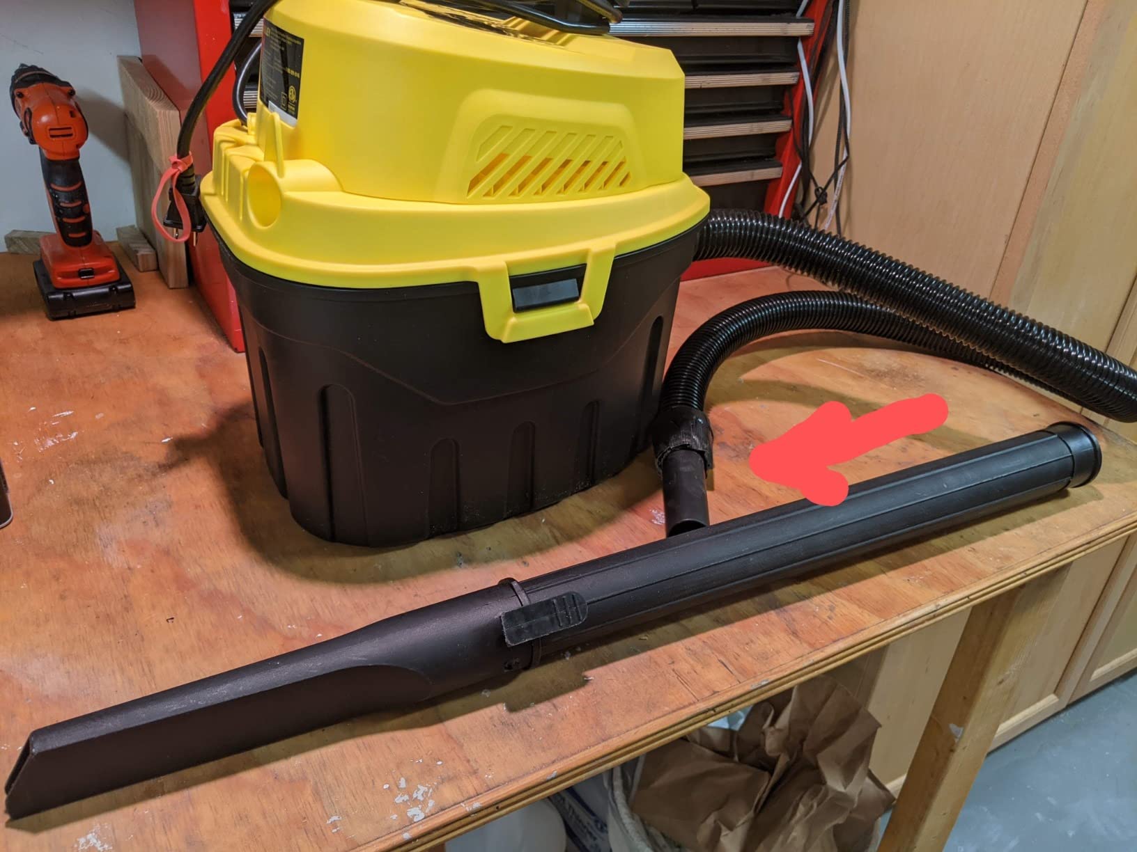 STANLEY 3 Gallon Wet Dry Vacuum, 3 Peak HP Poly 2 in 1 Shop Vac with Powerful Suction, Portable Shop Vacuum Car Vacuum customer photo 2