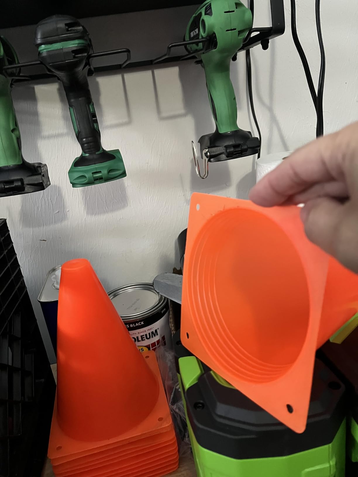 Mirepty 7 Inch Plastic Traffic Cones Sport Training Agility Marker Cone customer photo 2