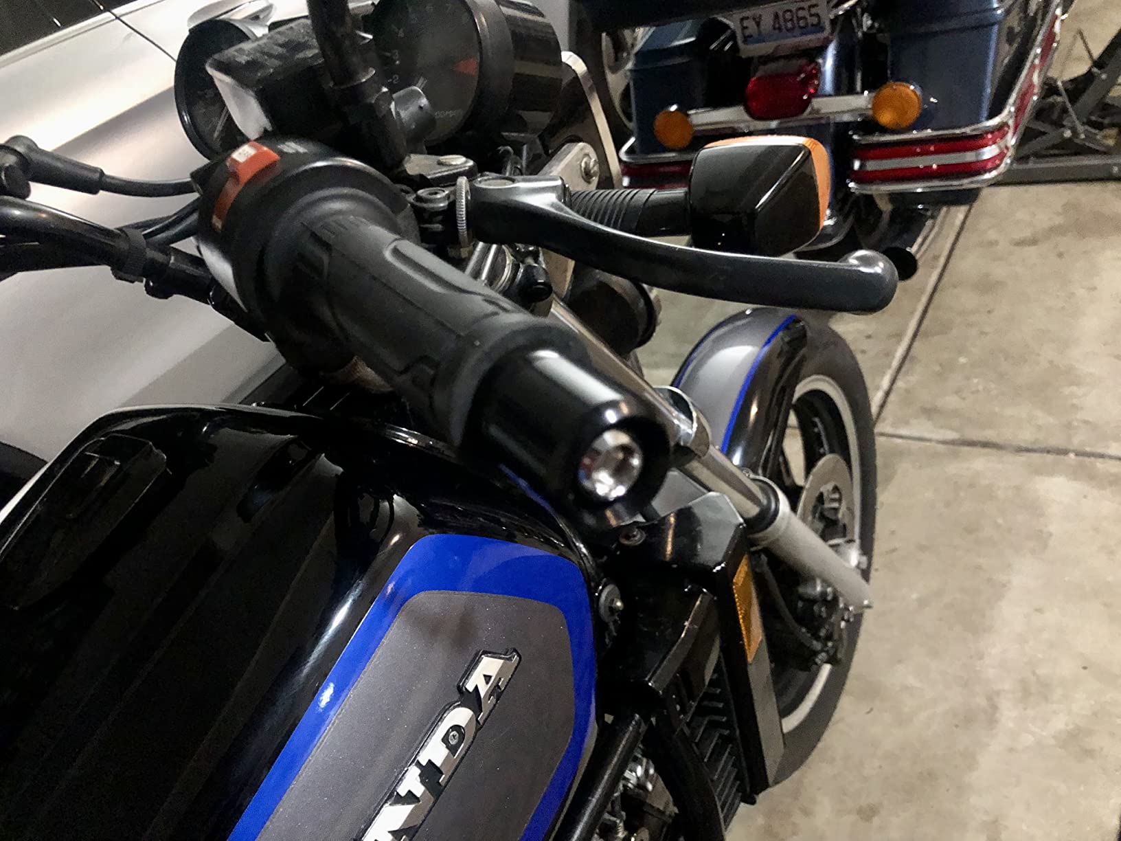 Bar End Plugs, Universal Aluminum Alloy CNC Motorcycle Grips | Handlebar End Caps, Fit for 7/8