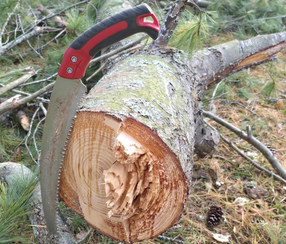 EZ Kut Kamikaze Saw Curved Blade with Scabbard - 19.3 Inch Heavy Duty Pruning - Carbon Hardened Steel Japanese Technology- Best Pruning Saw for Tree Trimming customer photo 1