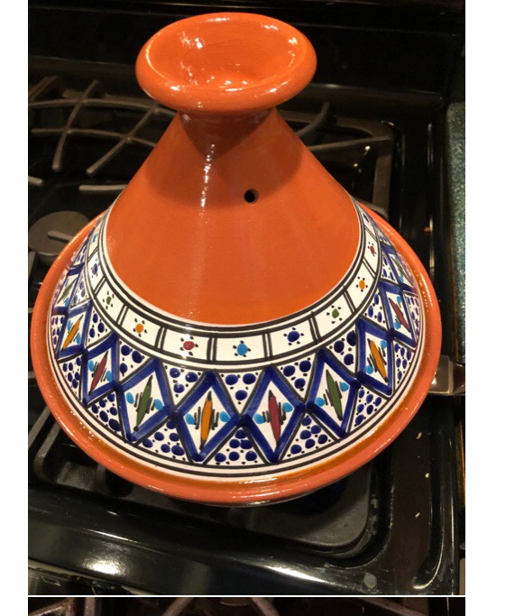 Kamsah Tagine Pot for Cooking and Flavor Enrichment - Large Clay Pot 12