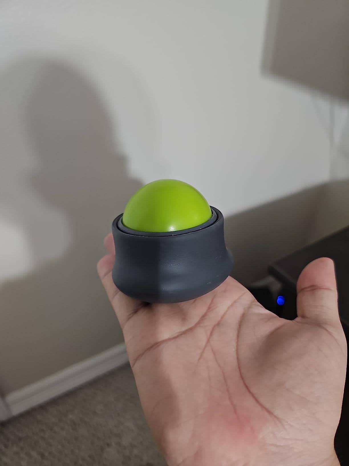TRIGGERPOINT Performance Handheld Massage Roller Ball, Green/Grey, One Size customer photo 2