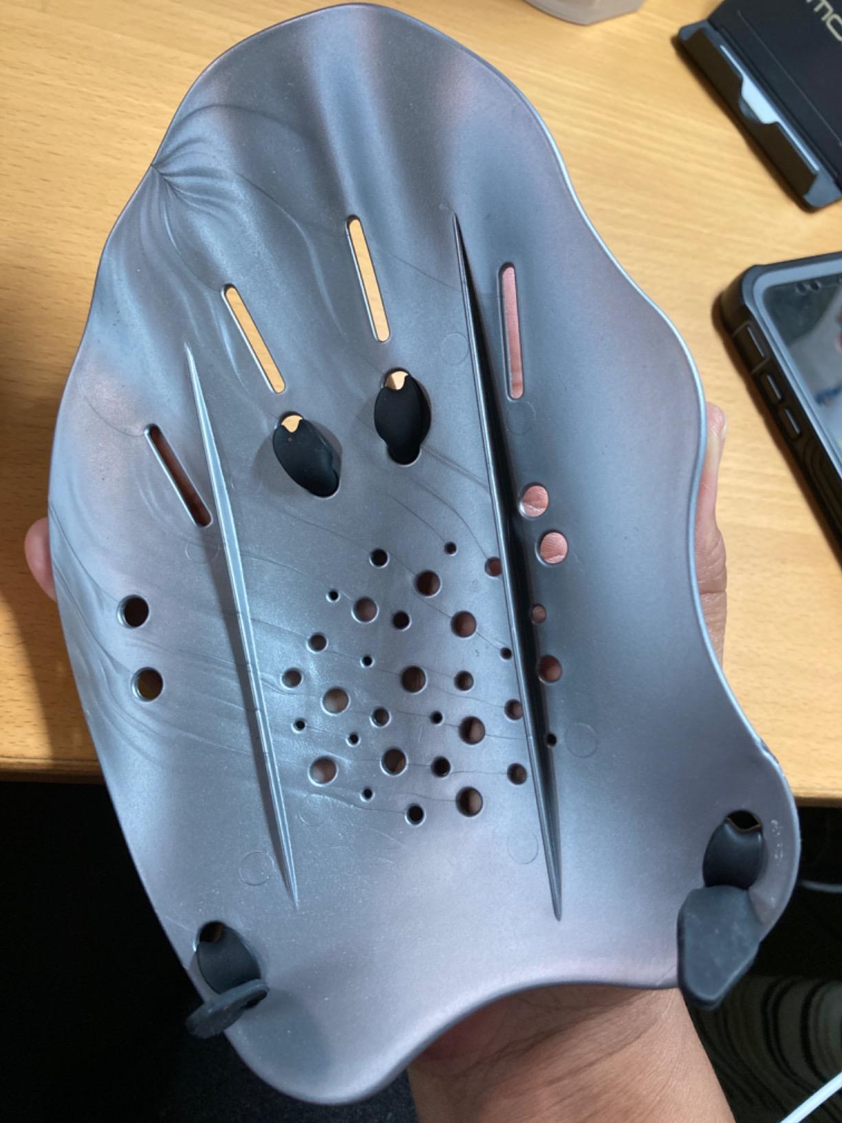 Contour Swim Paddles Hand, Swim Training Hand Paddles with Adjustable Straps customer photo 1