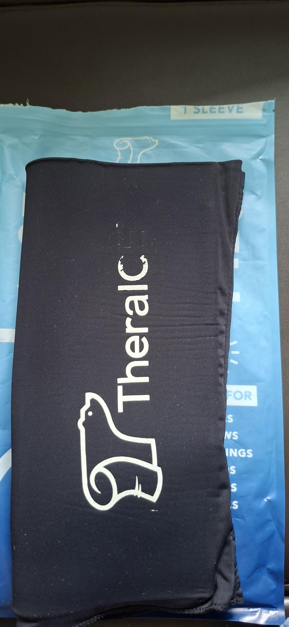 TheraICE Knee Ice Pack Wrap, Knee Brace for Women Men, Compression Sleeve customer photo 1