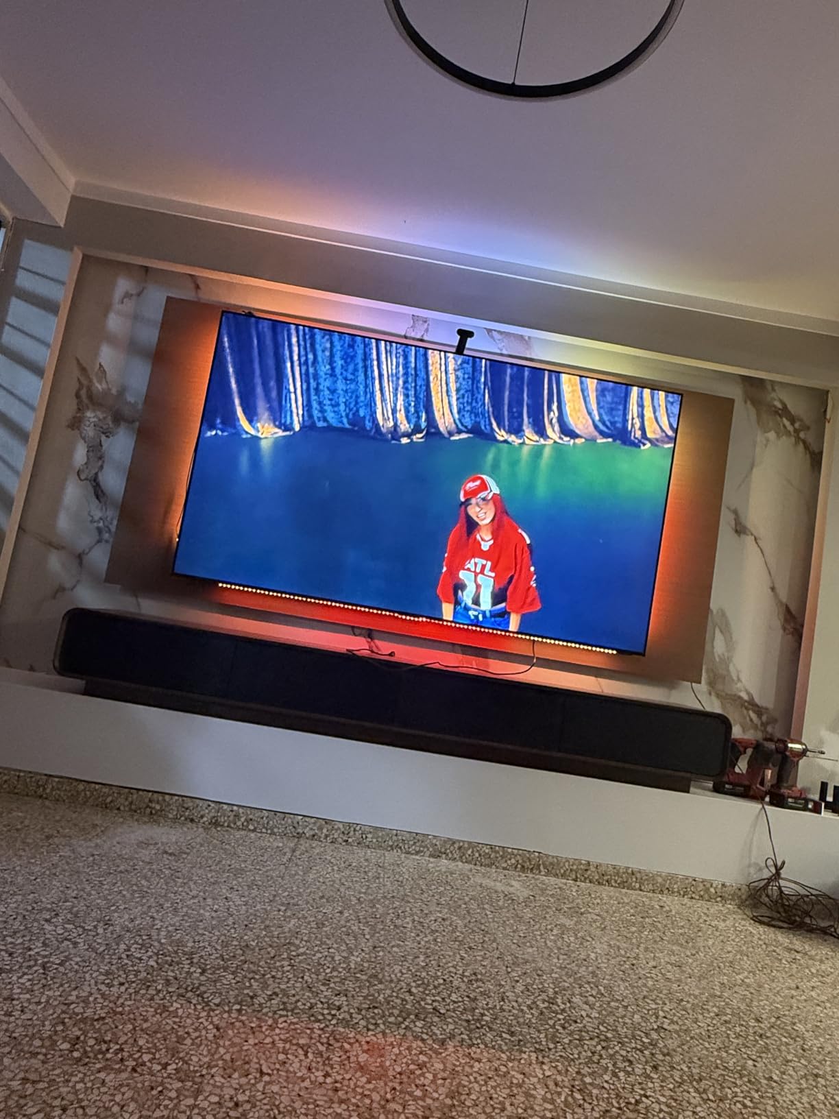 ECHOGEAR Tilting TV Wall Mount for 40” – 90” TVs up to 135lbs, 10 deg Tilt customer photo 2