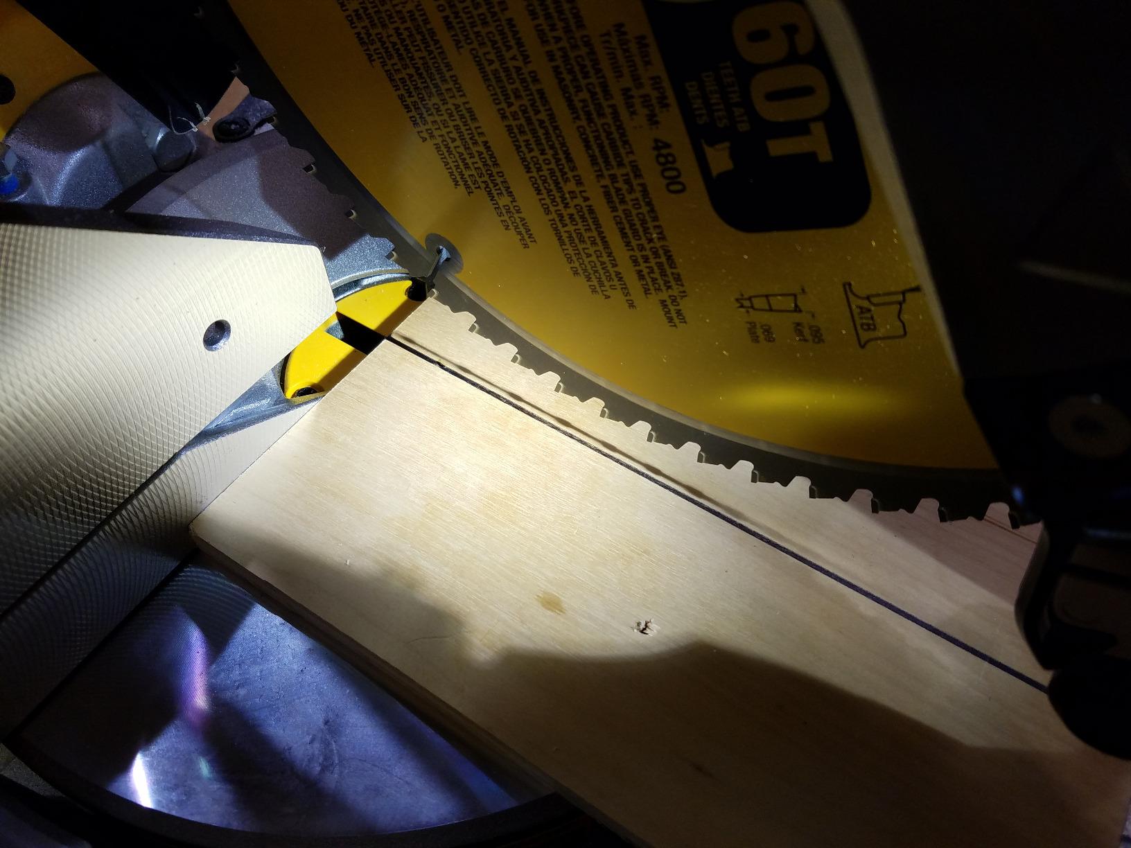 DEWALT Miter Saw, 12-Inch, Double Bevel, Compound, XPS Cutline, 15-Amp (DWS716XPS) customer photo 1