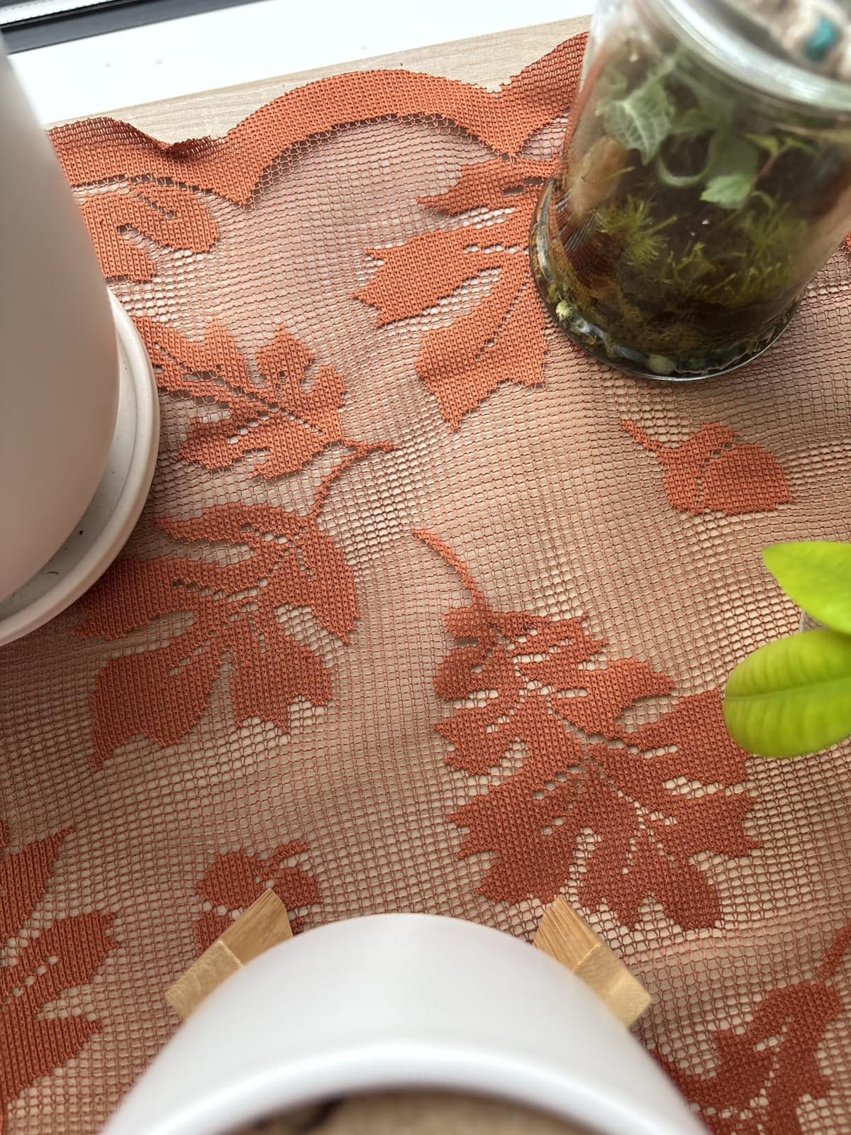 Fall Table Runner Fall Decorations for Home 13 x 72 Inch Maples Leaves Lace | Fall Decor Orange Runners Thanksgiving Table Runner Autumn Harvest Thanksgiving Decorations for Table Kitchen Dining Party customer photo 1