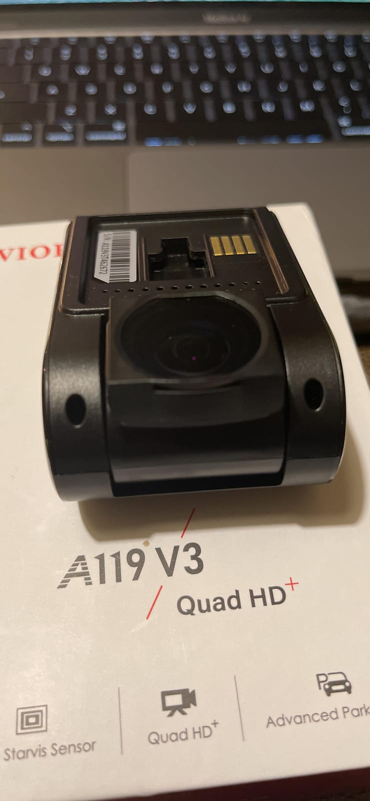 VIOFO A119 V3 Dash Cam, 2K Front Recording, GPS, True HDR Car Dashcam | 2560x1660P Quad HD+ Car Dash Camera, Ultra Clear Night Vision, 140° Wide Angle, Motion Detection, G-Sensor, Loop Record customer photo 2