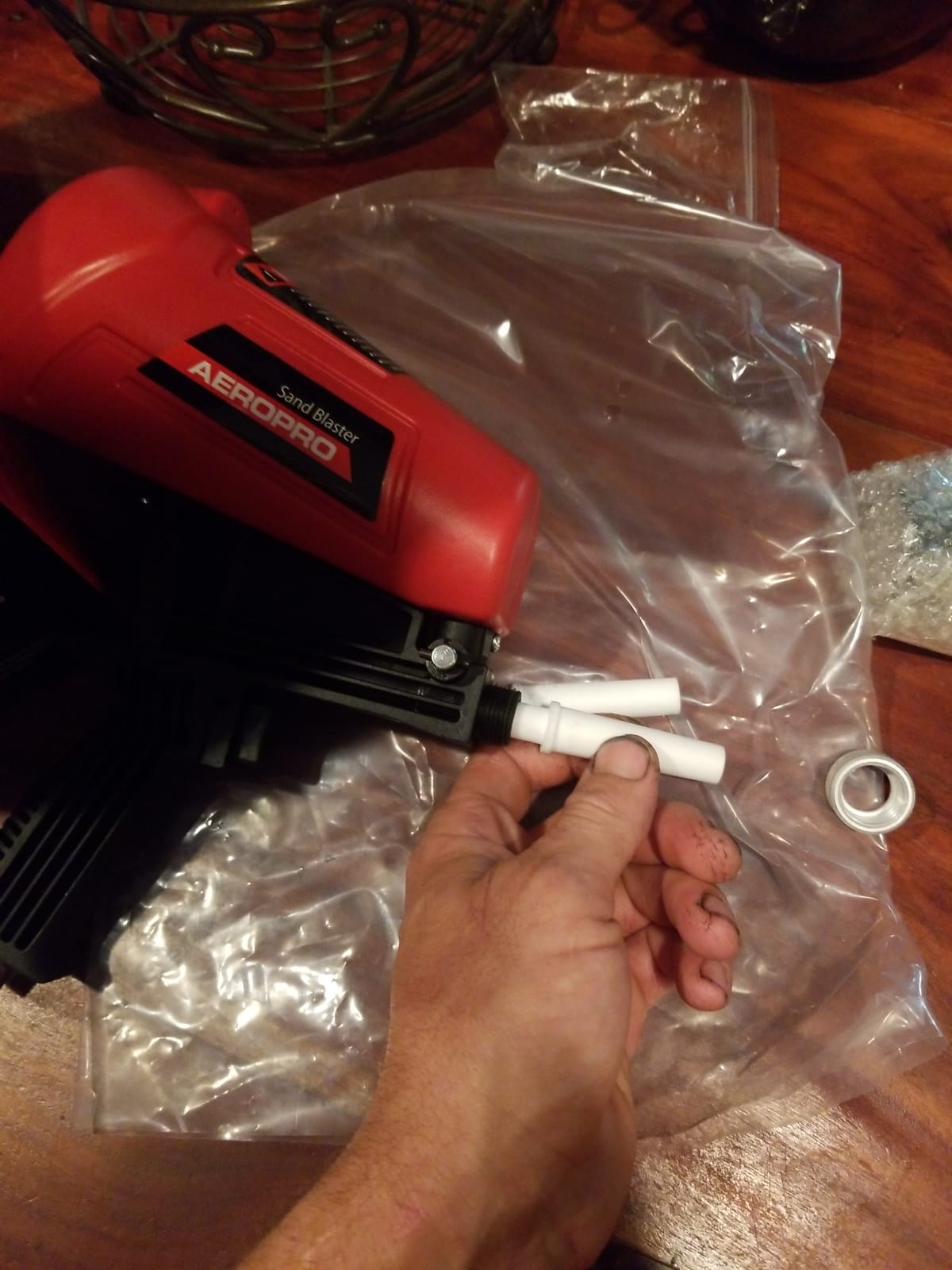 TCP Global Gravity Feed Sand Blaster Gun Kit customer photo 1