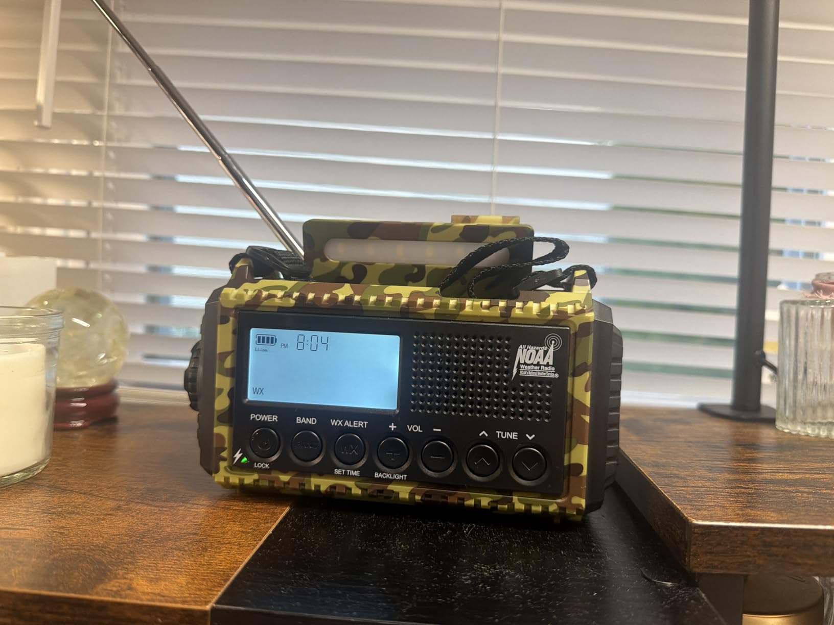 NOAA Weather Radio, Hand Crank Emergency Radio Solar Battery Operated AM FM | Portable Radio with AM/FM Shortwave, Flashlight, USB Charger, Headphone Jack, SOS Alert for Home Outdoor Survival Hurricane customer photo 1