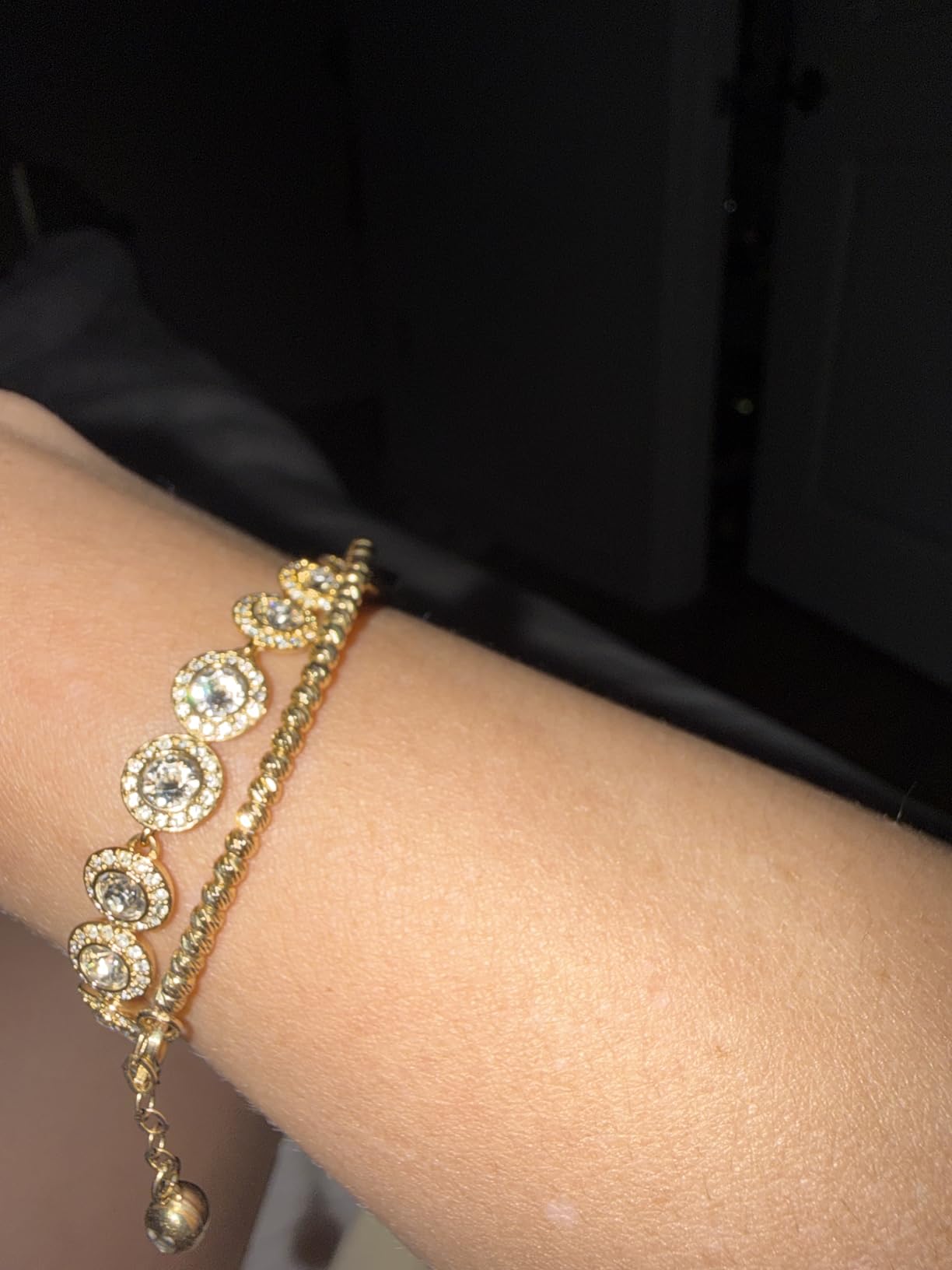 Swarovski Una Angelic Crystal Tennis Bracelet Collection customer photo 1
