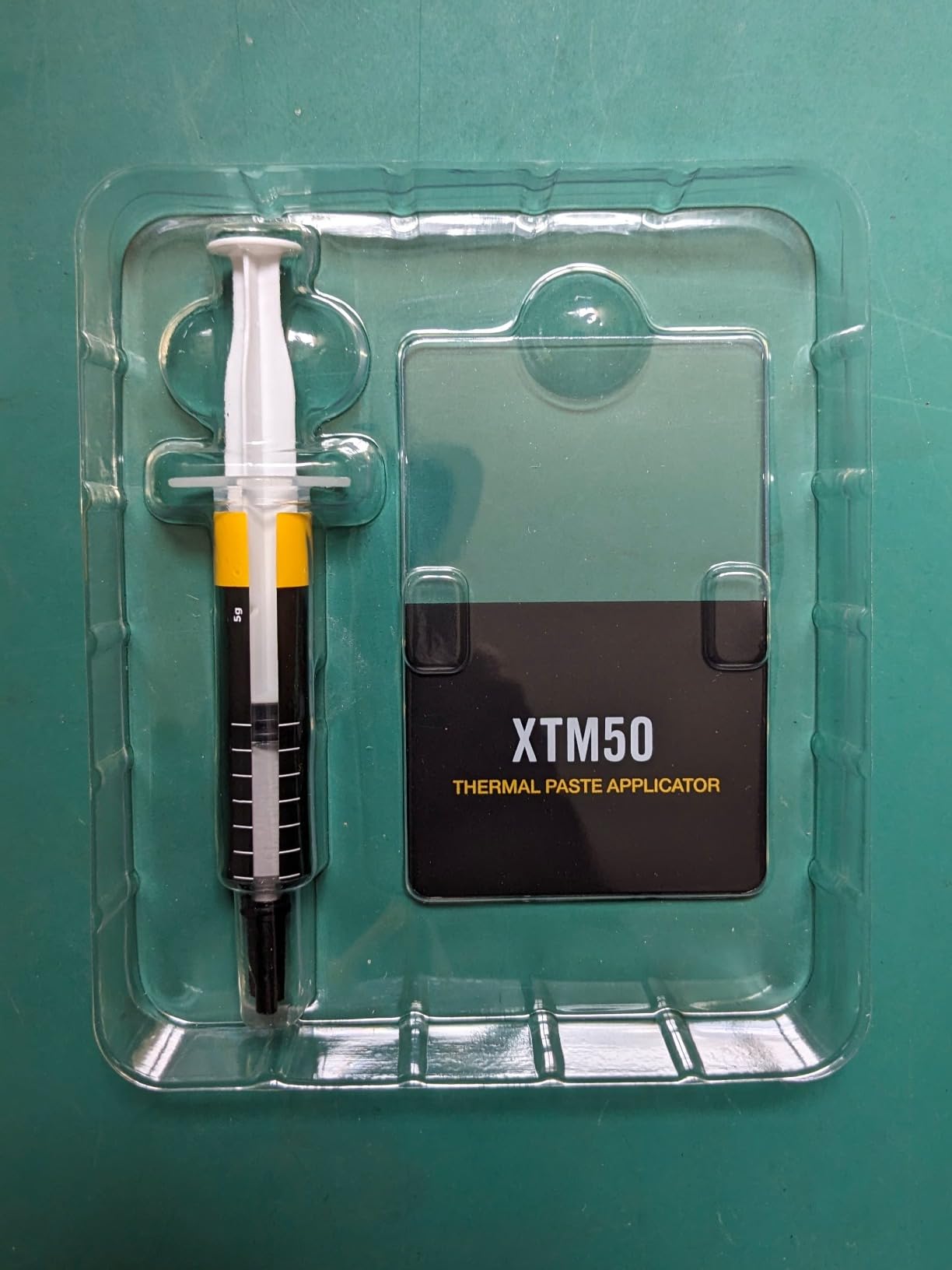 Corsair XTM50 High Performance Thermal Compound Paste | Ultra-Low Thermal Impedance CPU/GPU | 5 Grams with Applicator for Desktop customer photo 2
