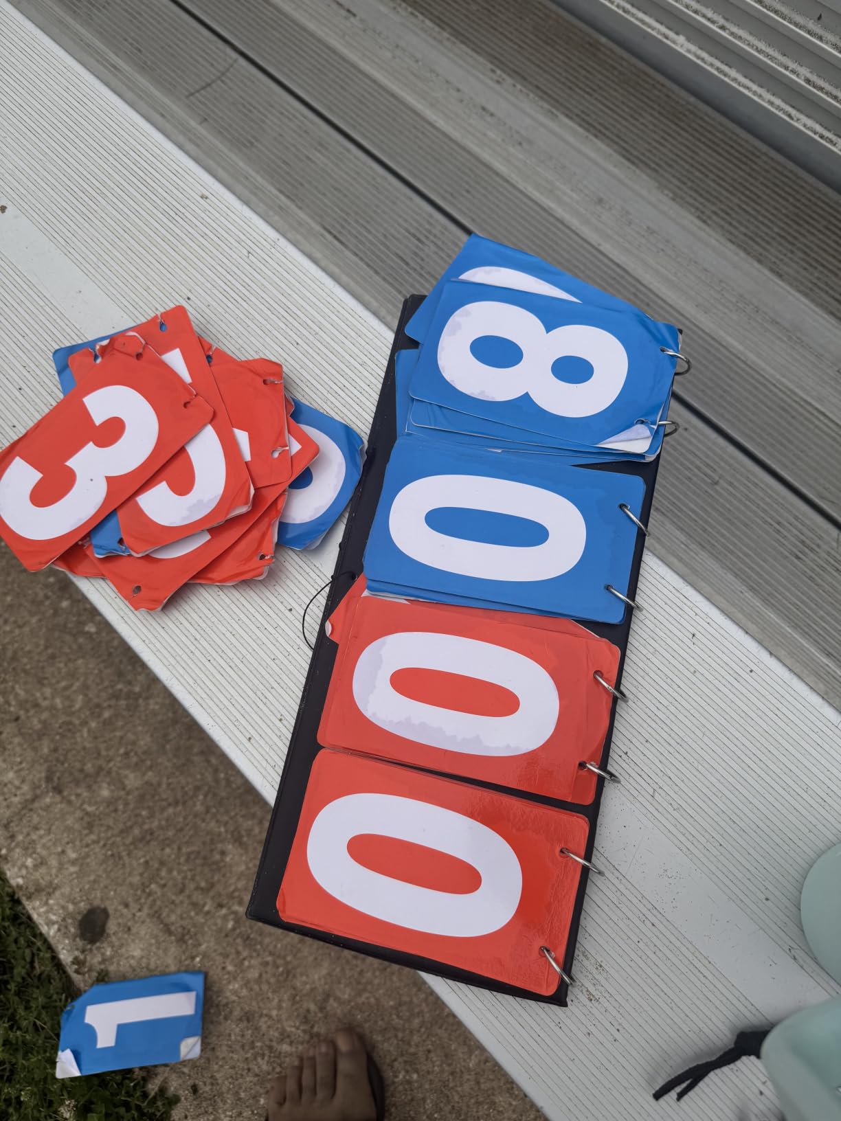 HRLORKC Scoreboard Score Keeper Score Flipper for Basketball Tennis Sports customer photo 2