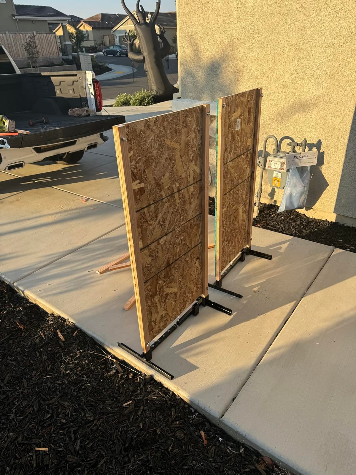 Highwild Adjustable Target Stand Base for Paper Shooting Cardboard Silhouette H Shape Stand Base for Shooting Range 1x2 Wooden Target Station Setup - 2 Pack customer photo 1