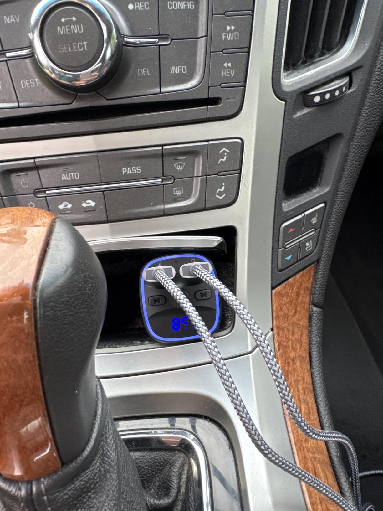 LENCENT FM Transmitter, Bluetooth FM Transmitter Wireless Radio Adapter Car | Dual USB Charging, Audio Receiver Car Charger MP3 Player, Support Hands-Free Calling, TF Card & USB Disk customer photo 2