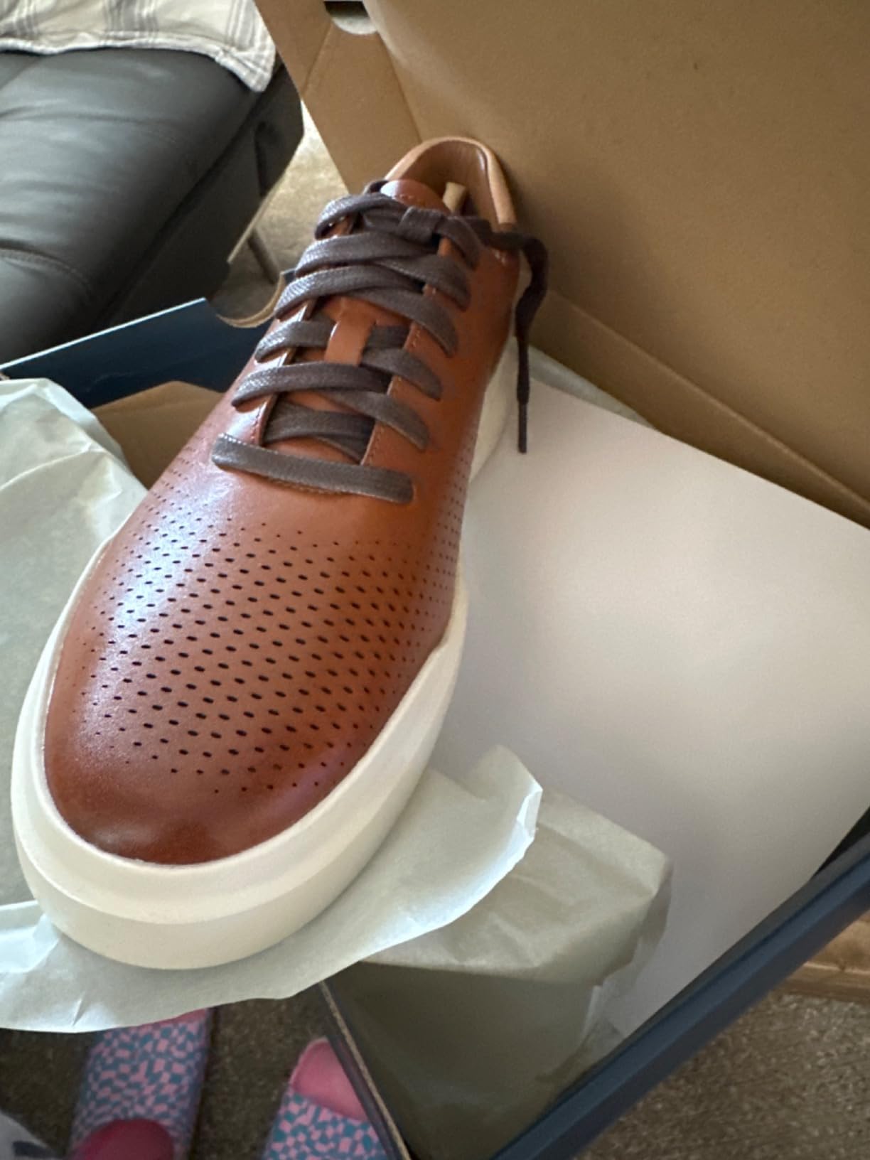 Cole Haan Men's Grandpro Rally Laser Cut Sneaker customer photo 2