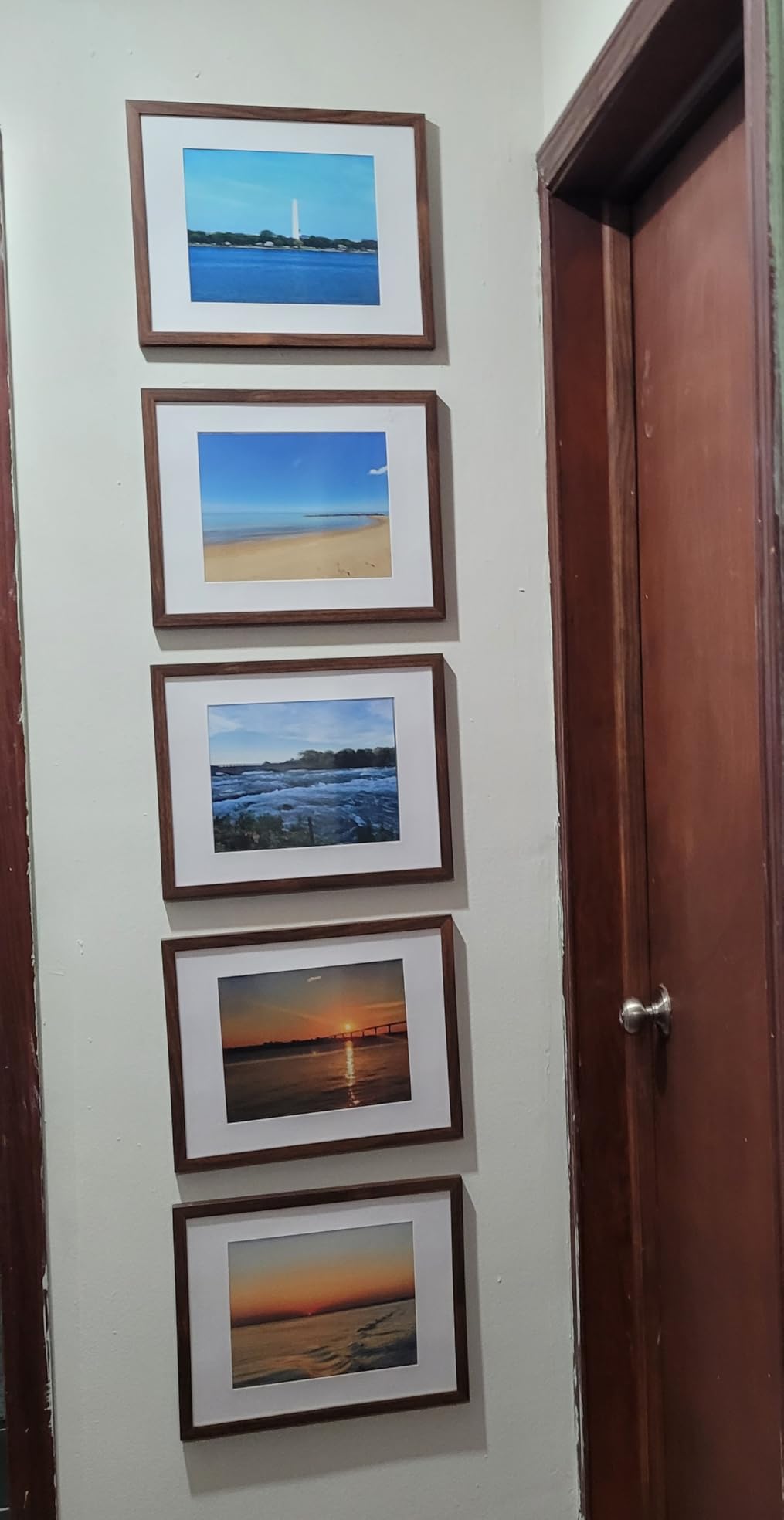 upsimples 11x14 Picture Frame, Gallery Wall Frames Set of 5, Black customer photo 2