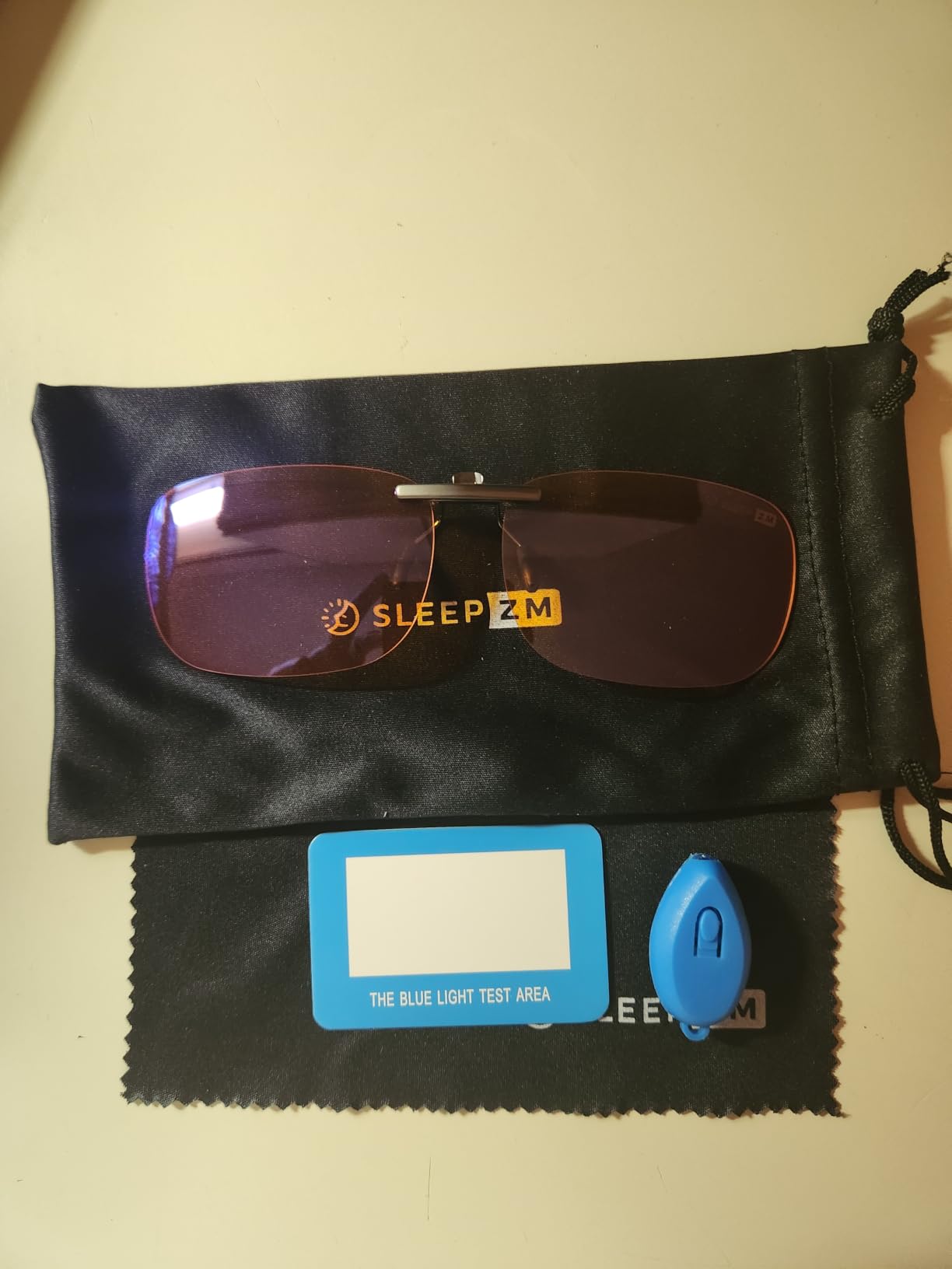 Sleep ZM Clip On Blue Light Blocking Glasses - Sleep Help for Women + Men customer photo 1