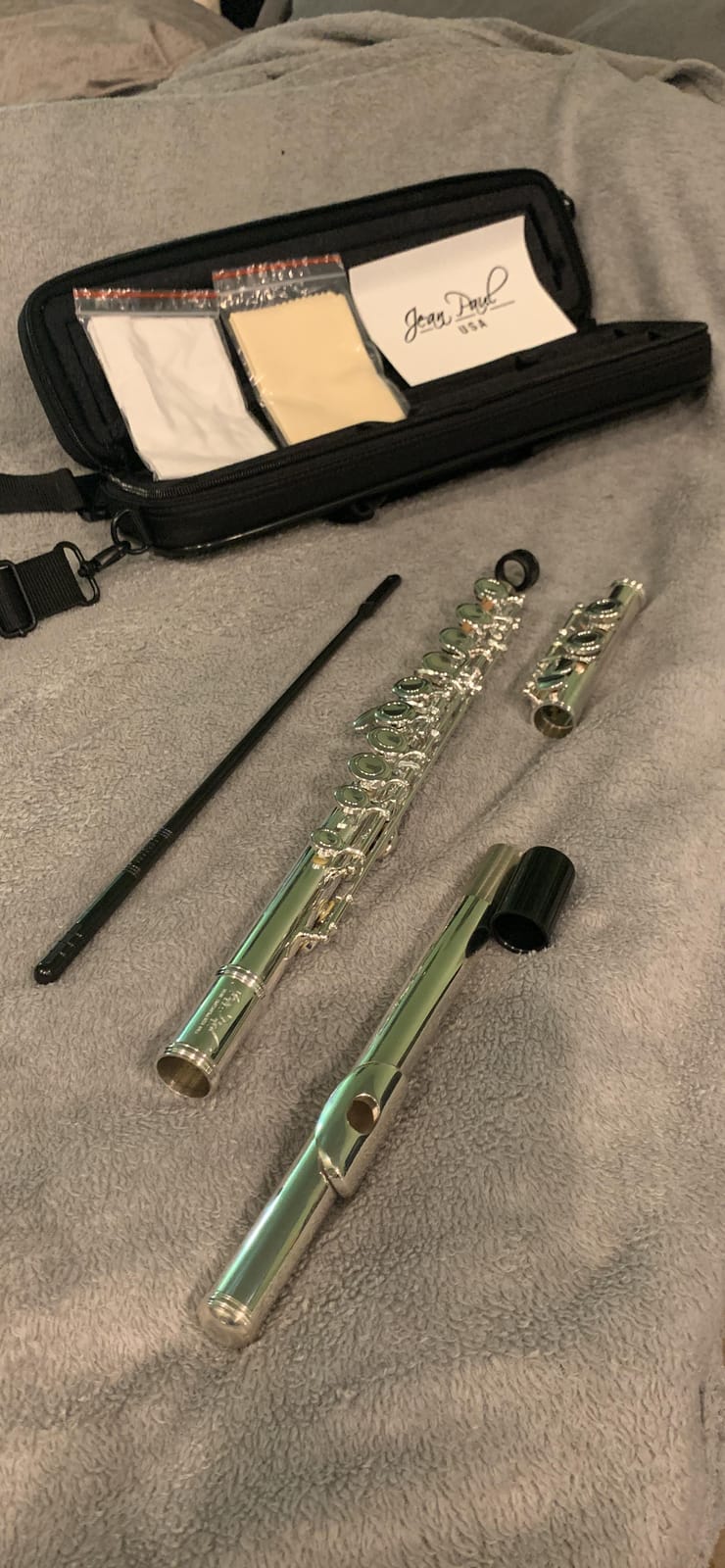 Jean Paul FL-430 Intermediate Concert Open-Hole Flute - Silver-Plated customer photo 2