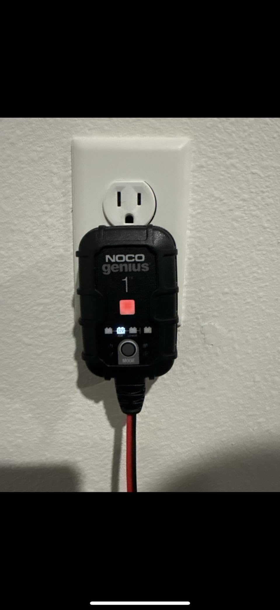 NOCO GENIUS1 1A 6/12V Smart Battery Charger, Trickle Charger & Maintainer | Overcharge Protection, Desulfator, Temperature Compensation, Force Mode, For Lead-Acid (Wet, Gel, AGM) & Lithium (LiFePO4) customer photo 2