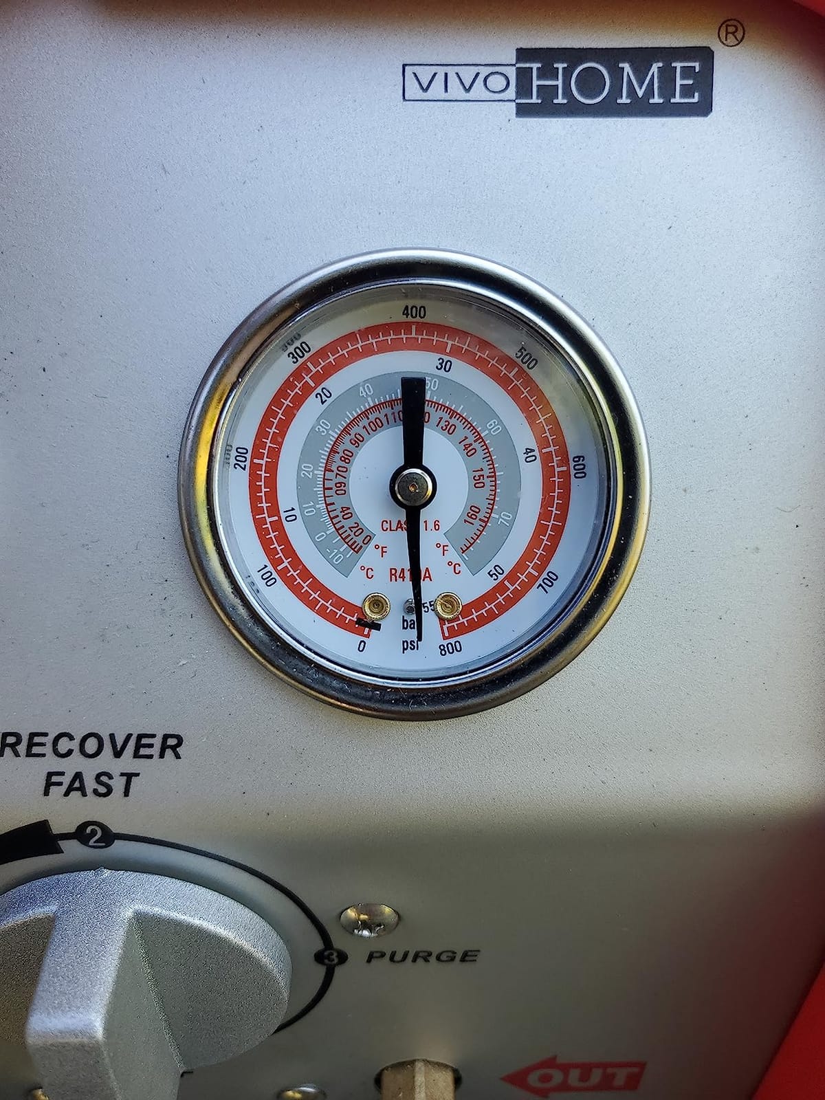 VIVOHOME 3/4 HP Single Cylinder Portable Refrigerant Recovery Machine | 110-120V Freon AC Recovery Machine for Liquid Vapor Refrigerant R134a R410a R12 R22 Automotive Home Air Conditioning customer photo 2