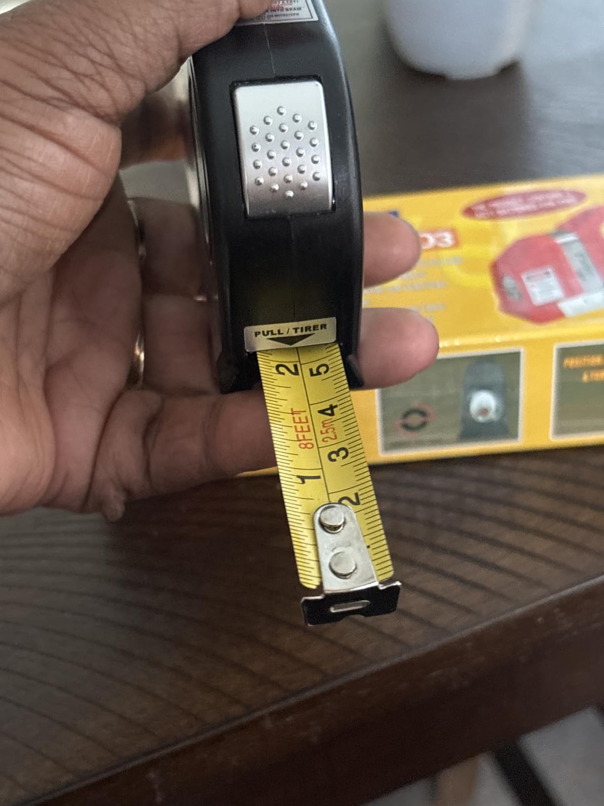 Laser Level Line Tool, Multipurpose Laser Level Kit Standard Cross Line Laser leveler Beam Tool with Metric Rulers 8ft/2.5M for Picture Hanging cabinets Tile Walls by AikTryee customer photo 1