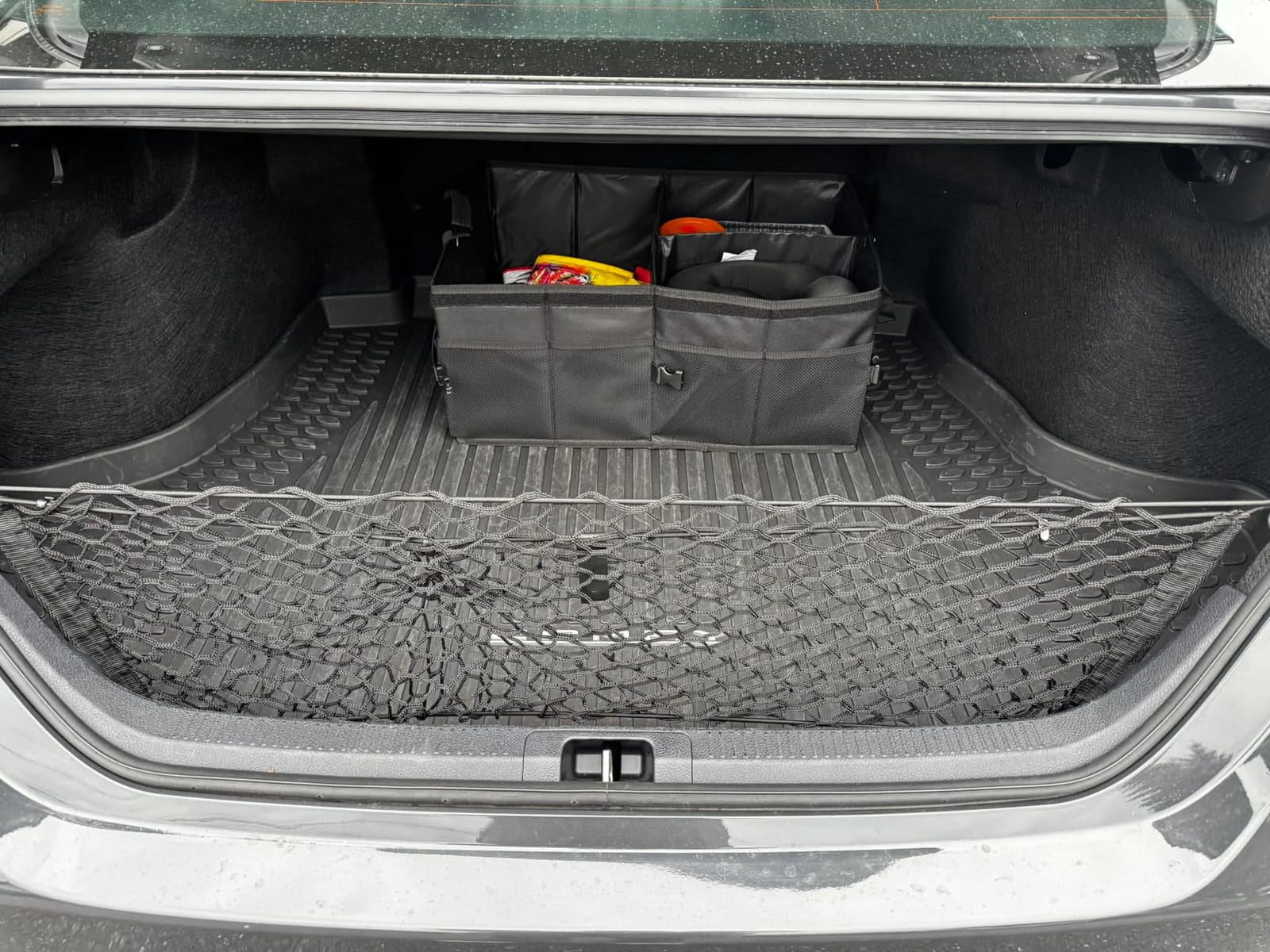 Envelope Style Automotive Elastic Trunk Mesh Cargo Net for Toyota Camry 2018-2026 - Premium Trunk Organizers and Storage - Luggage Net for Sedan customer photo 2