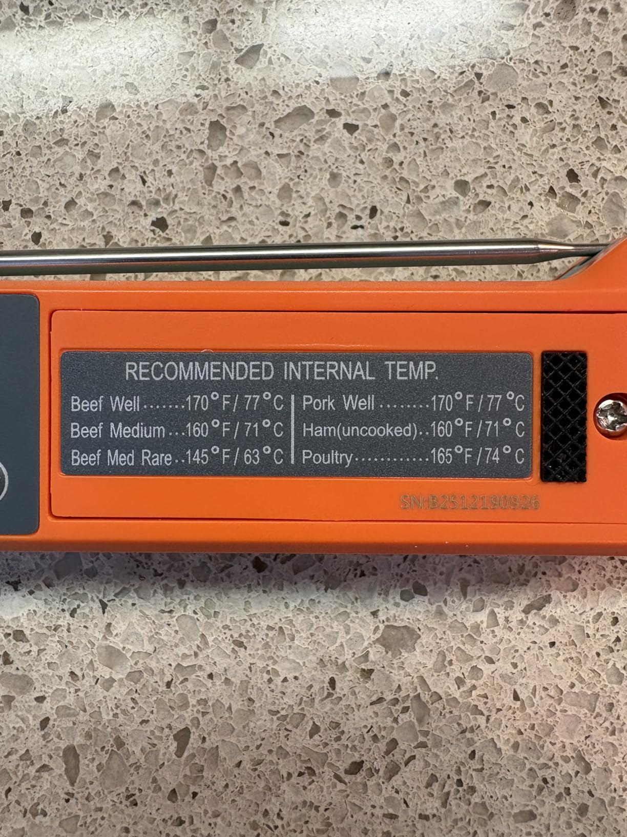 TempPro TP19H 1 Sec Digital Meat Thermometer for Cooking | Instant Read Food Thermometer with Motion Wake for BBQ Grill Oil Fry Candy, Gifts for Men Dad Husband (Previously ThermoPro) customer photo 2