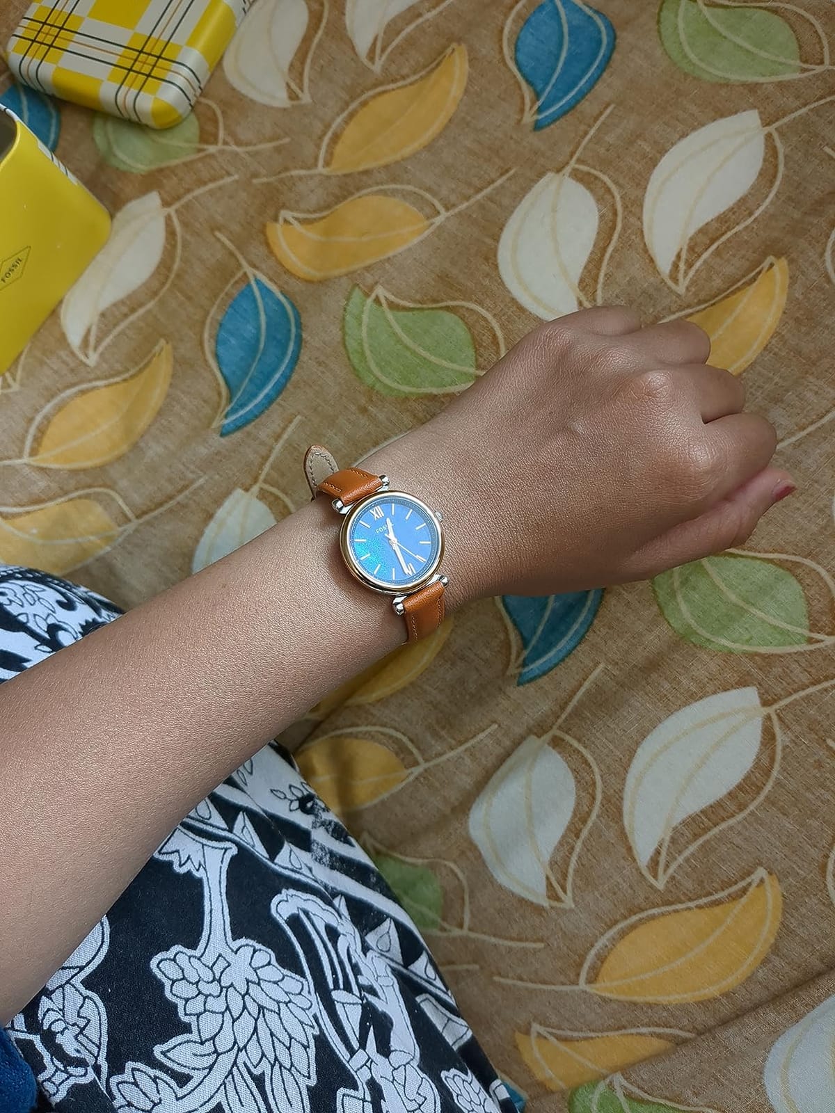 Fossil Women's Watch and Bracelet Set, Carlie Three-Hand Stainless Steel Watch for Women and Bracelet Set customer photo 1