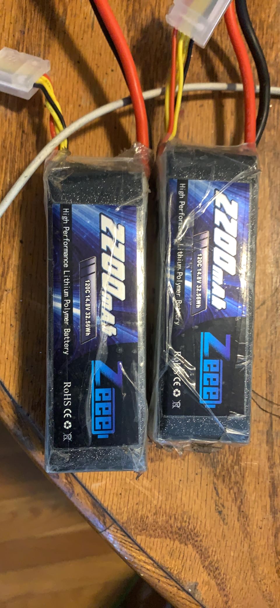 Zeee 4S Lipo Battery 2200mAh 14.8V 120C with XT60 Plug RC Graphene Battery for RC Models RC Boat FPV Drone Quadcopter Helicopter Airplane RC Car (2 Pack) customer photo 2