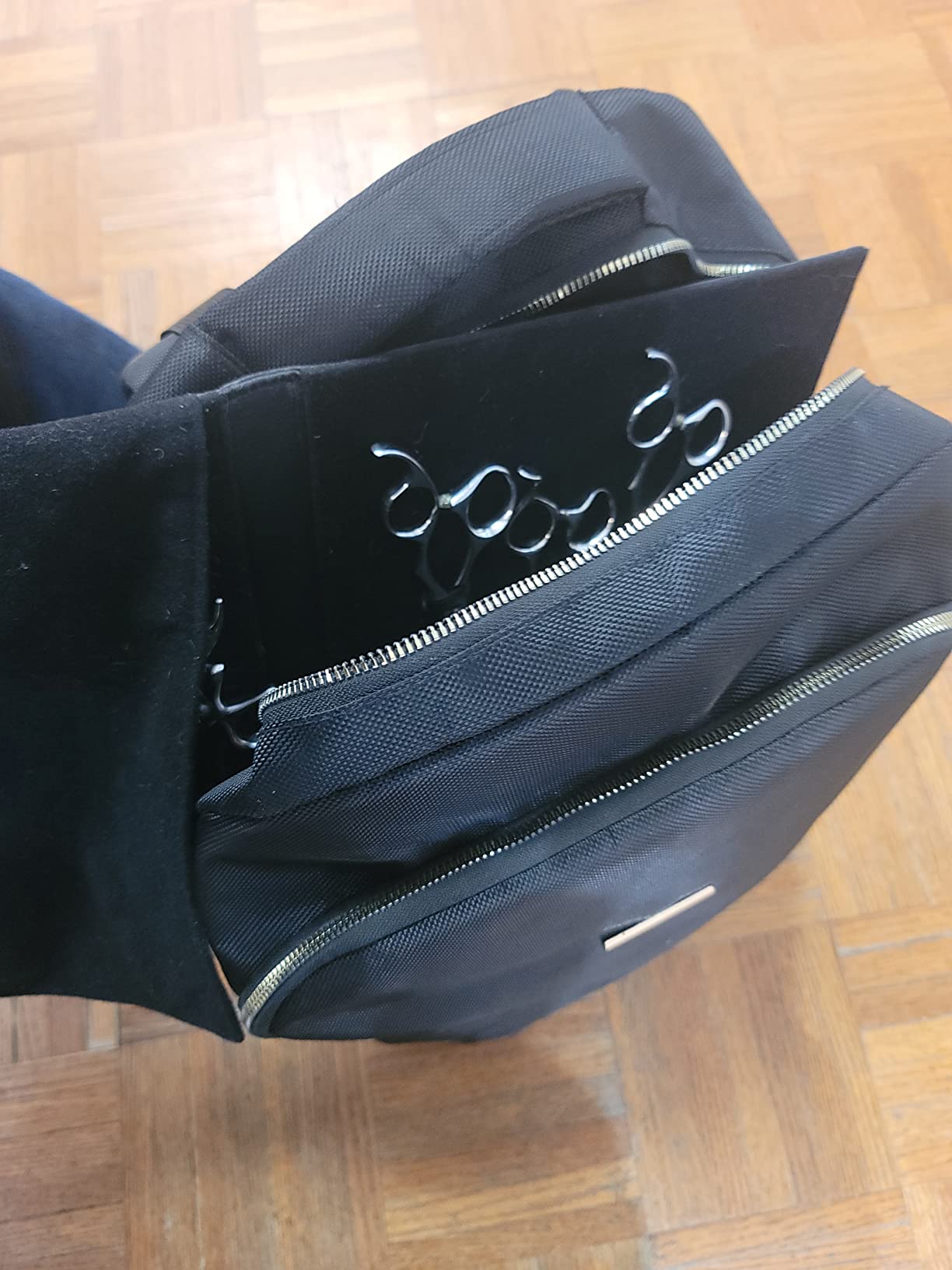 Barber Supplies Bag Organizer for Clippers and Supplies, Portable Clipper Bags and Cases for Men, Cosmetology Bag Hairstylist Clipper Backpack for Barber Accessories Essentials Stuff customer photo 2