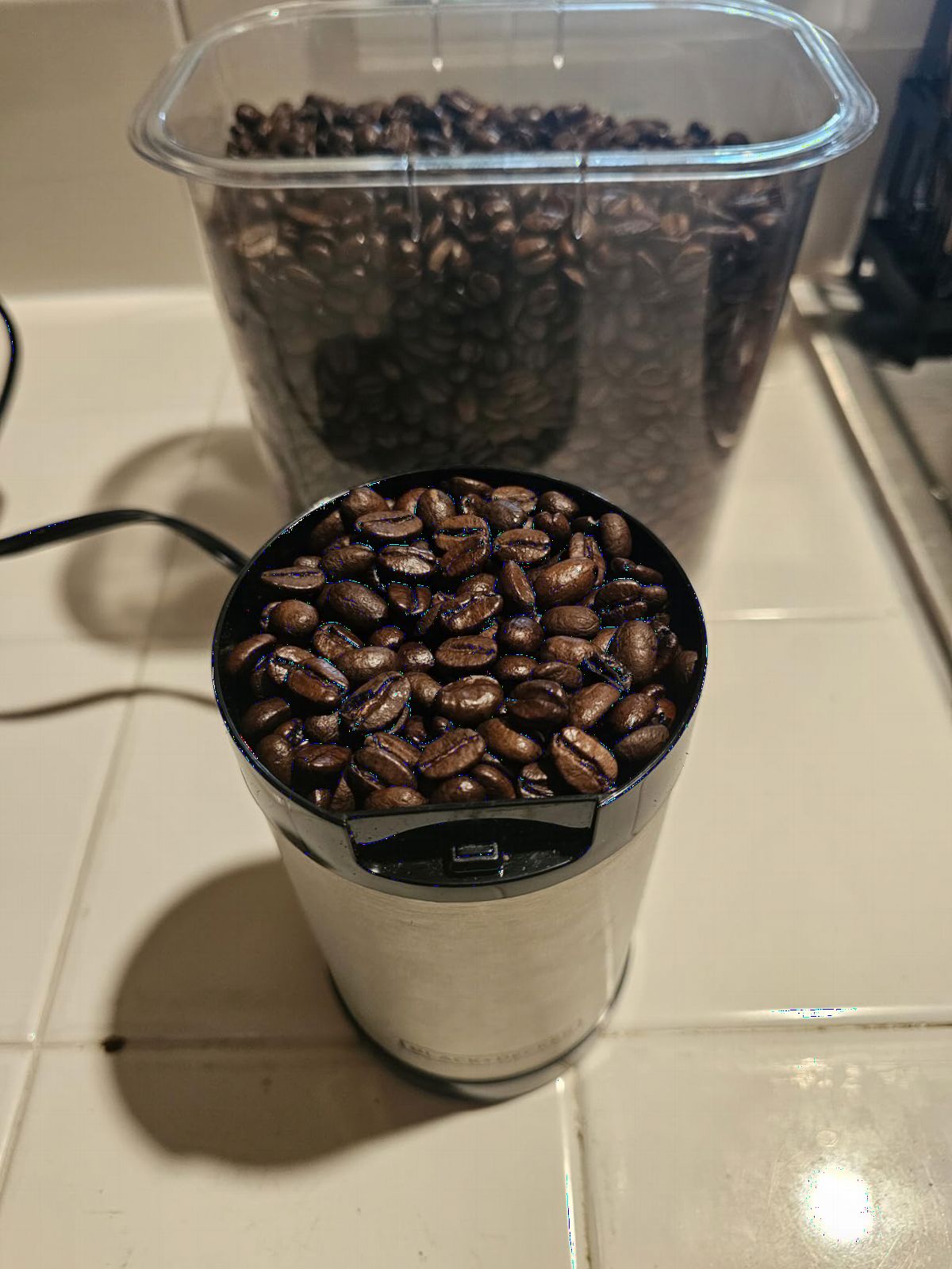 BLACK+DECKER One-Touch Coffee & Spice Grinder with Stainless Steel Blades customer photo 1