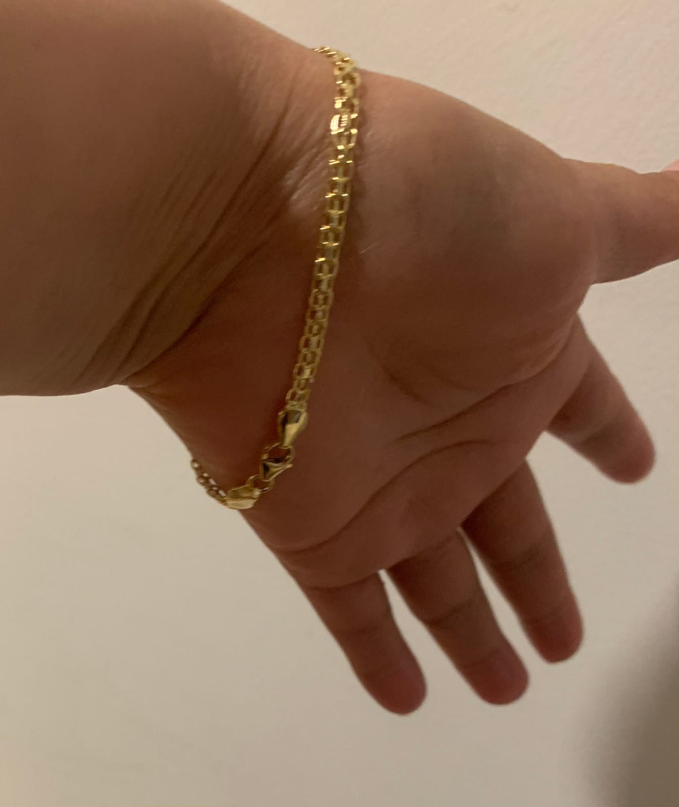 Pure Collection by Ross-Simons Italian 14kt Yellow Gold Bismark-Link Bracelet customer photo 1