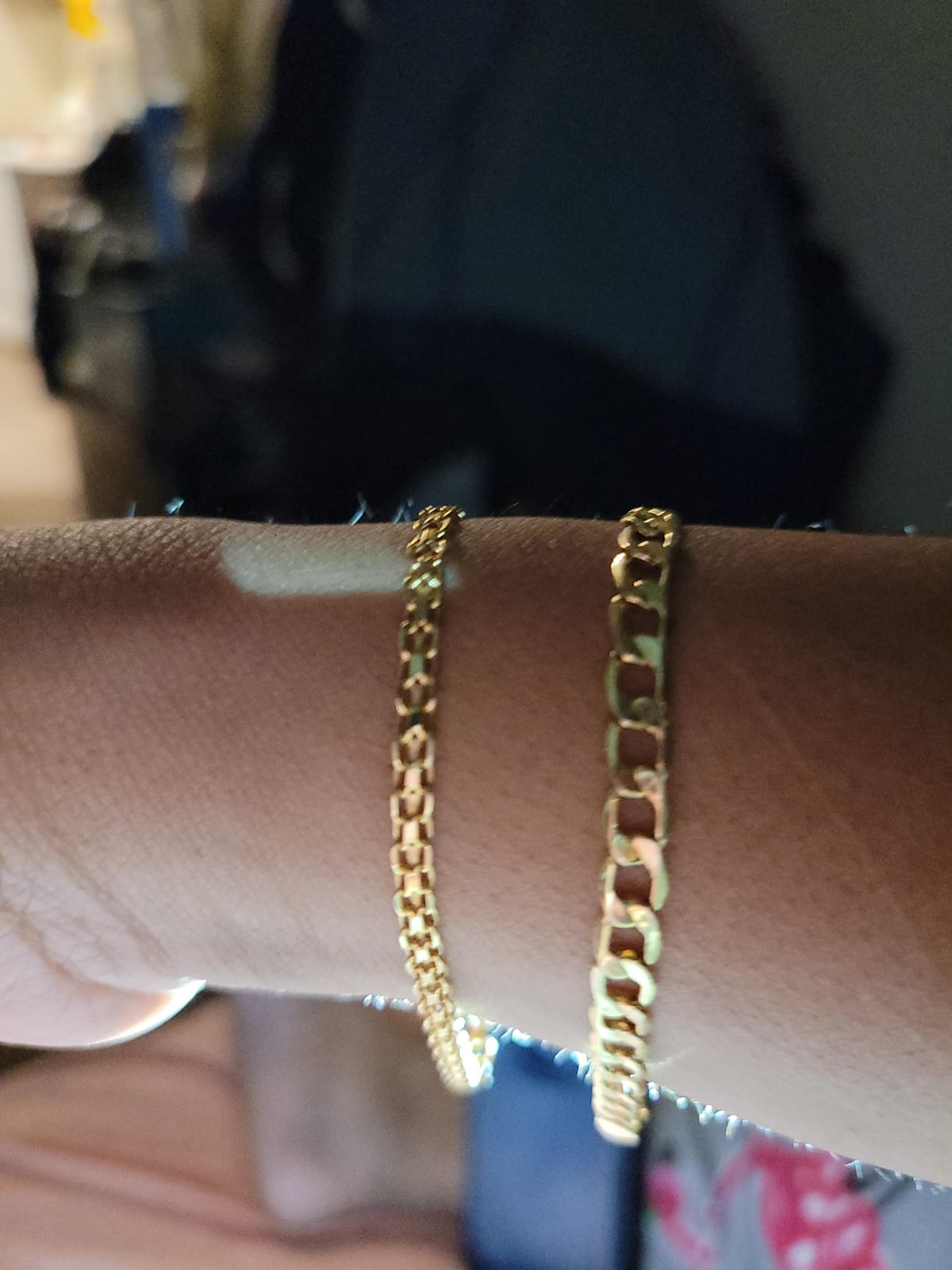 Pure Collection by Ross-Simons Italian 14kt Yellow Gold Bismark-Link Bracelet customer photo 2