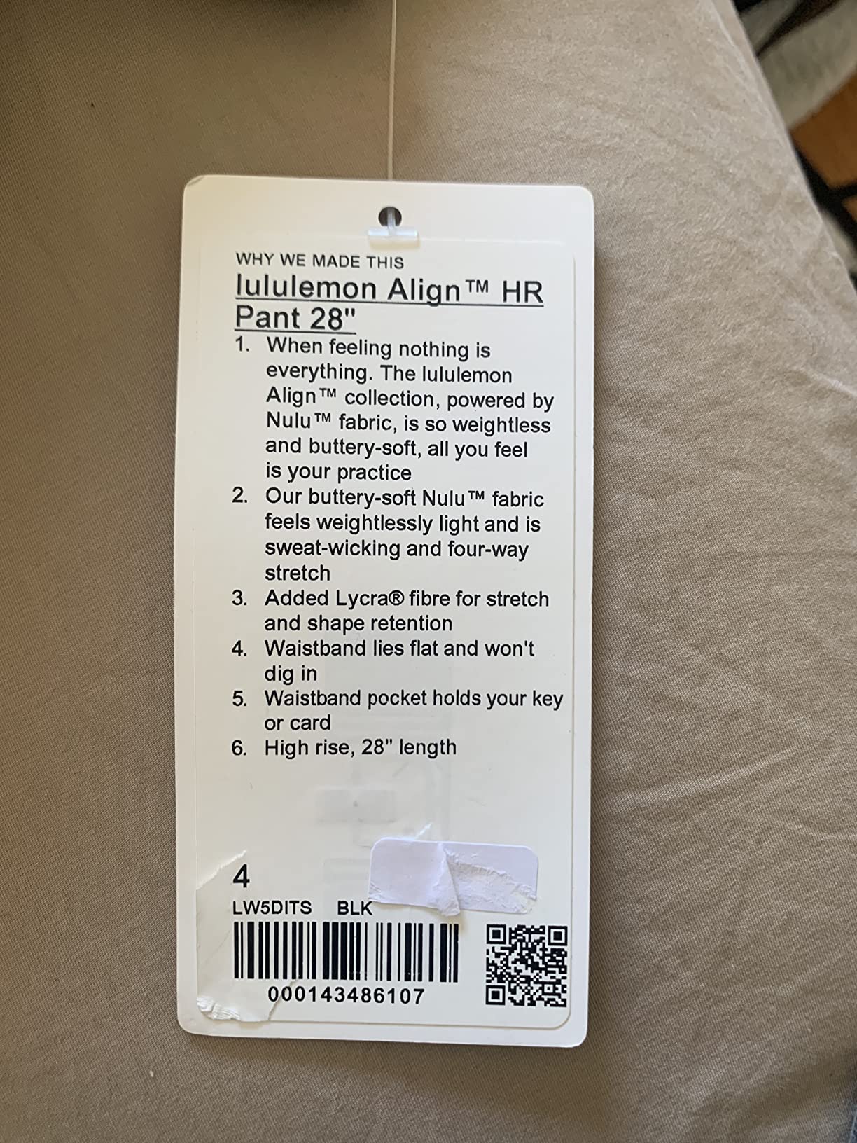 Lululemon Align Full Length Yoga Pants - High-Waisted Design, 28 Inch Inseam customer photo 1