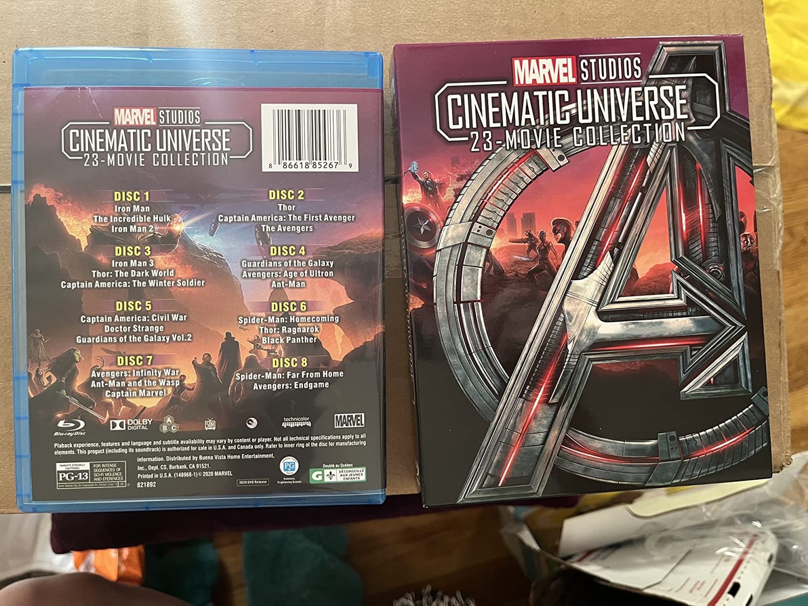 Marvel Cinematic Universe Phase 1-3 Complete Collection [Blu-ray] customer photo 2