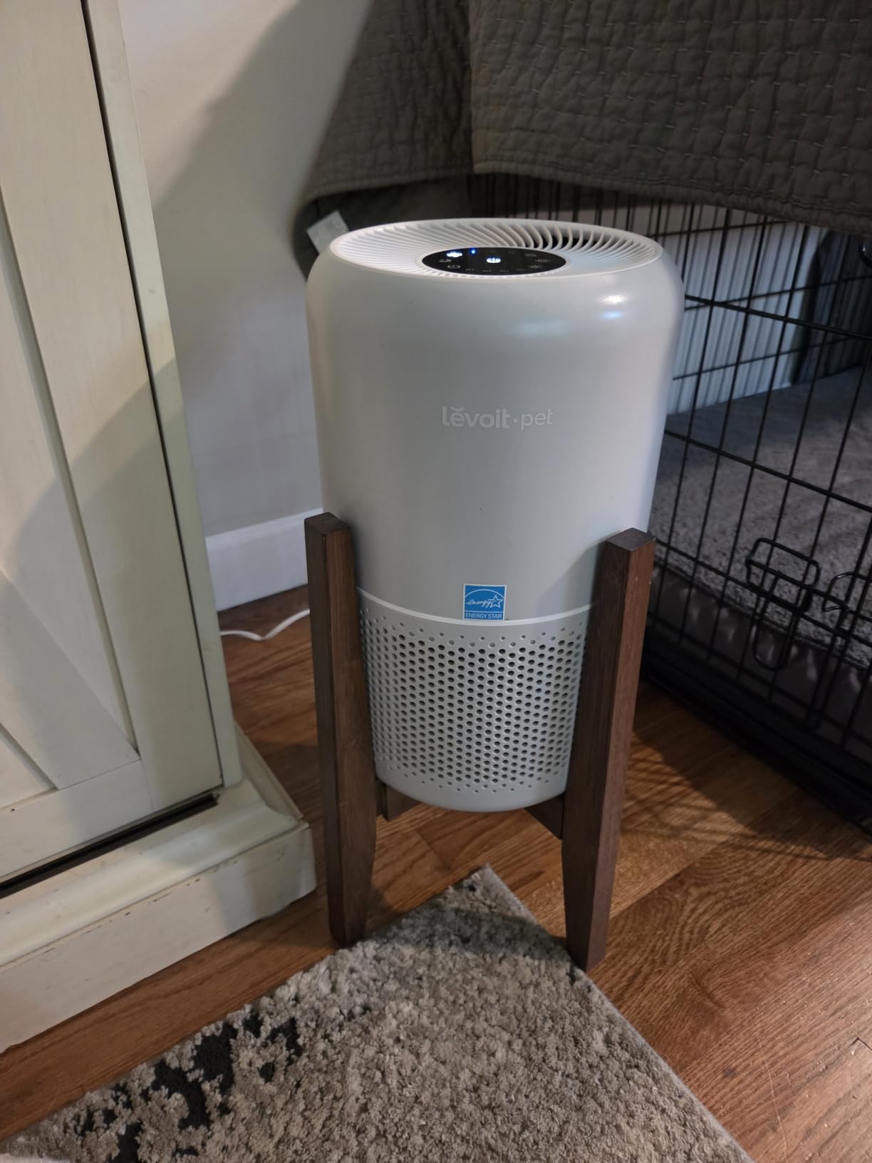 Levoit Air Purifier for Home Pets, Large Room Bedroom, AHAM VERIFIDE | HEPA Sleep Mode, Efficient Filter for Pet Dander, Odors, Captures Smoke, Dust, Pollen, Pet Lock, Core P350-P, Grey customer photo 2