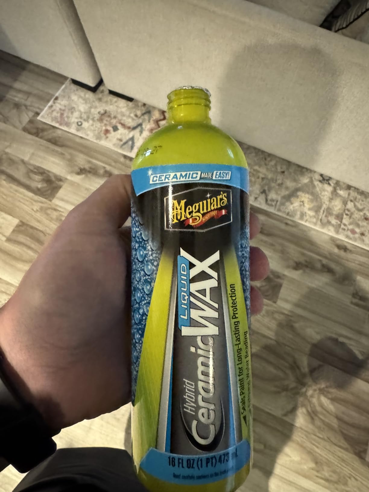 Meguiar's Hybrid Ceramic Liquid Wax, 16 Oz | Shield Paint with Residue-Free Liquid Car Wax, Advanced Hybrid Ceramic Technology & Long-Lasting Water-Beading Protection customer photo 2