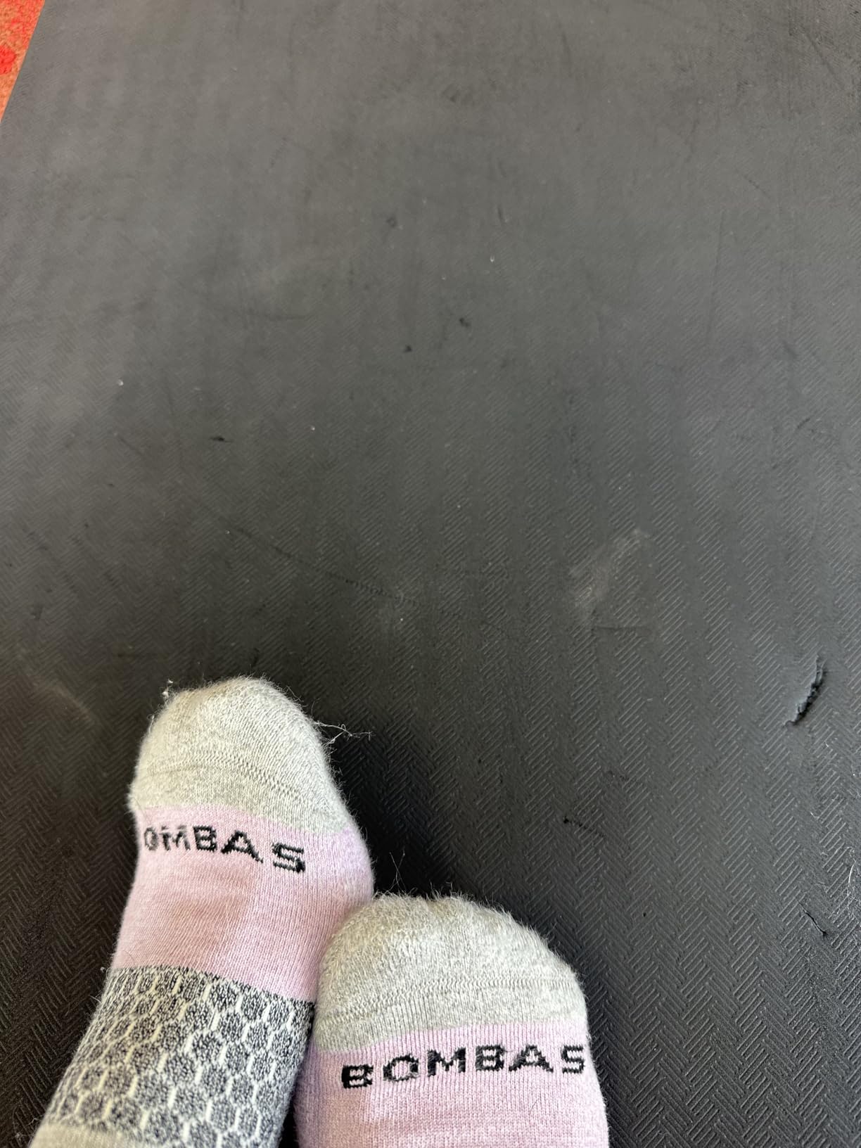 Bombas Women's Originals Ankle Socks, (Grey/Blue) customer photo 1