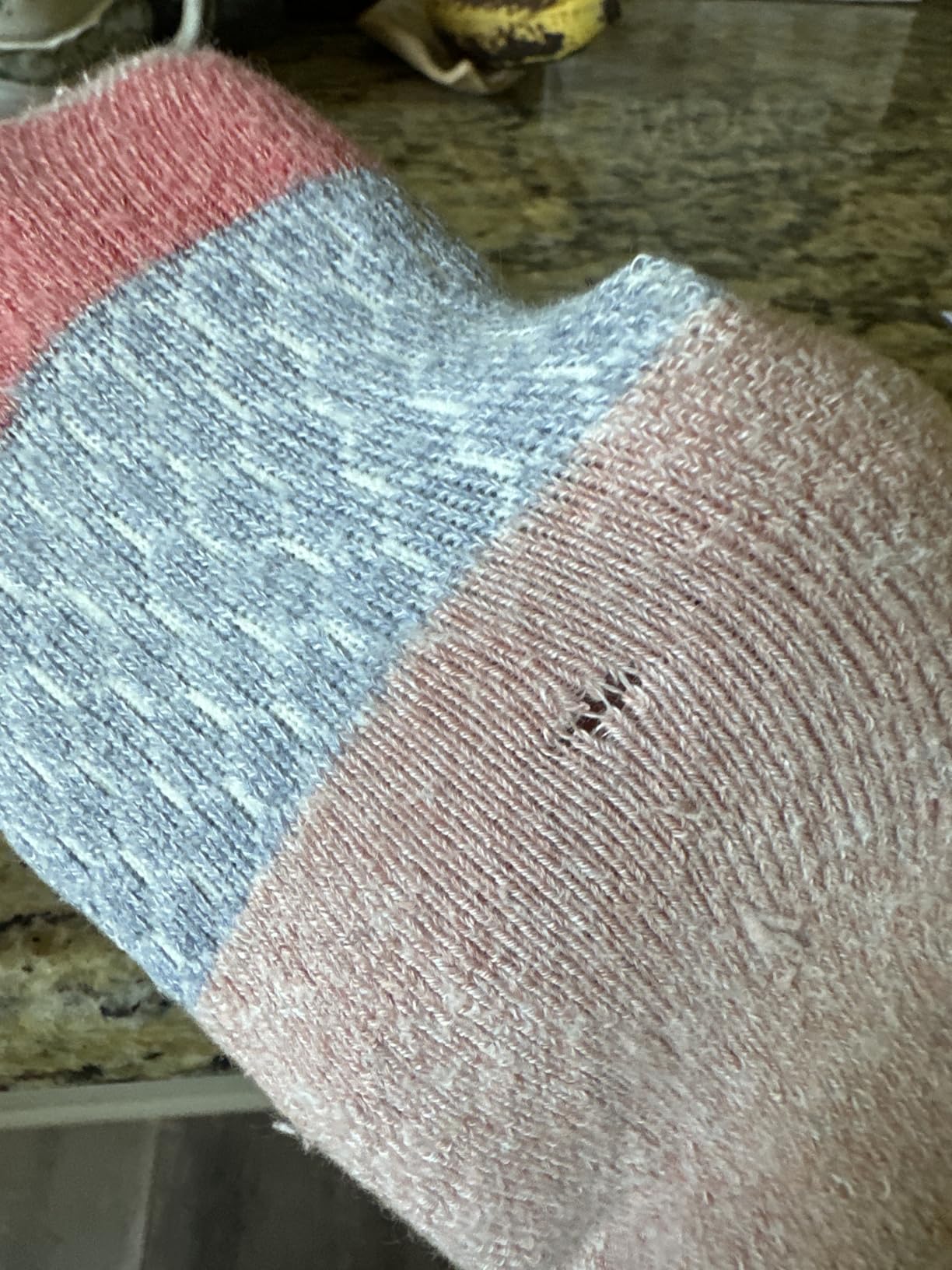 Bombas Women's Originals Ankle Socks, (Grey/Blue) customer photo 2