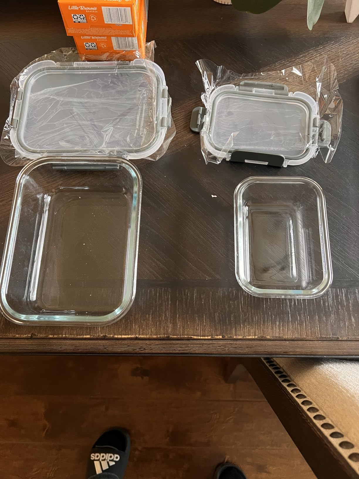 M MCIRCO 10 Pack Glass Food Storage Containers with Lids, Gray customer photo 1